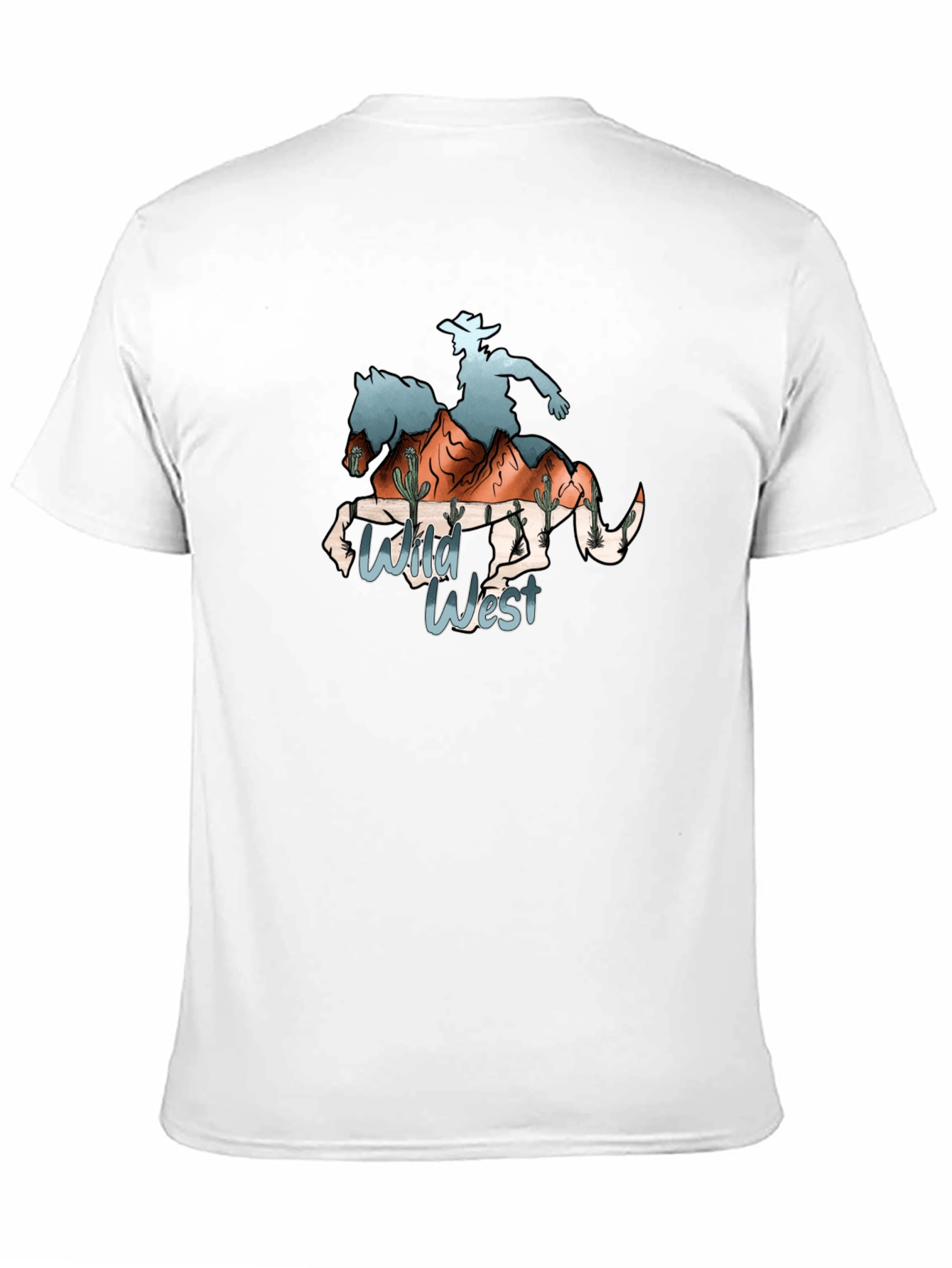 Wild West Cowboy Graphic T-Shirt