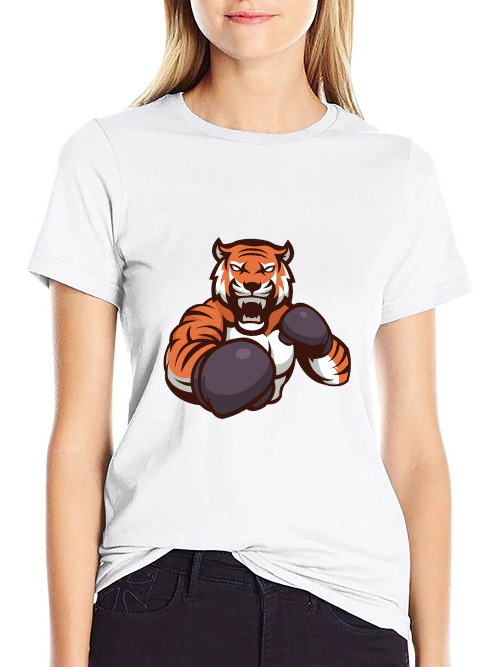 Tiger Boxer Graphic T-Shirt - Fierce Style