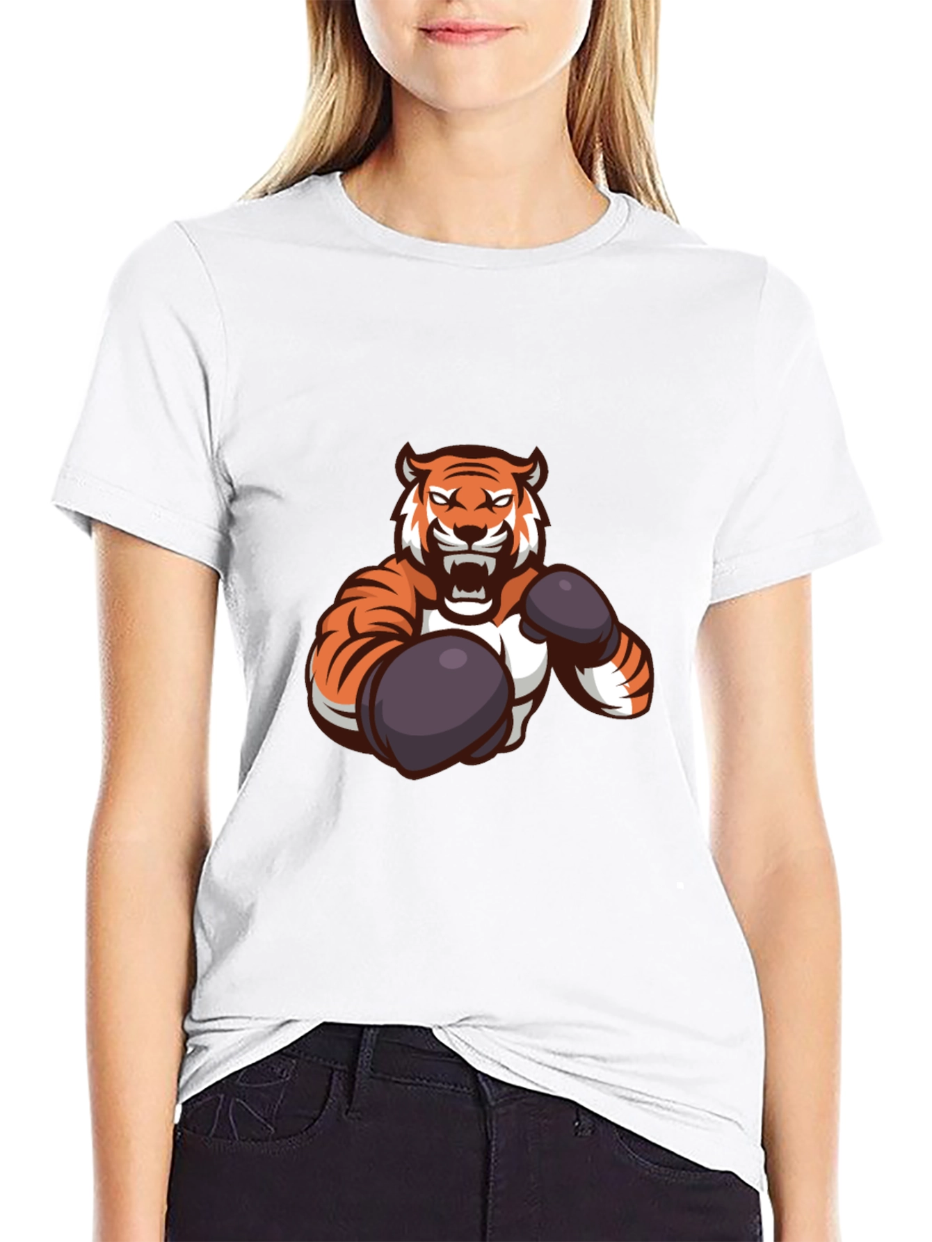 Tiger Boxer Graphic T-Shirt - Fierce Style