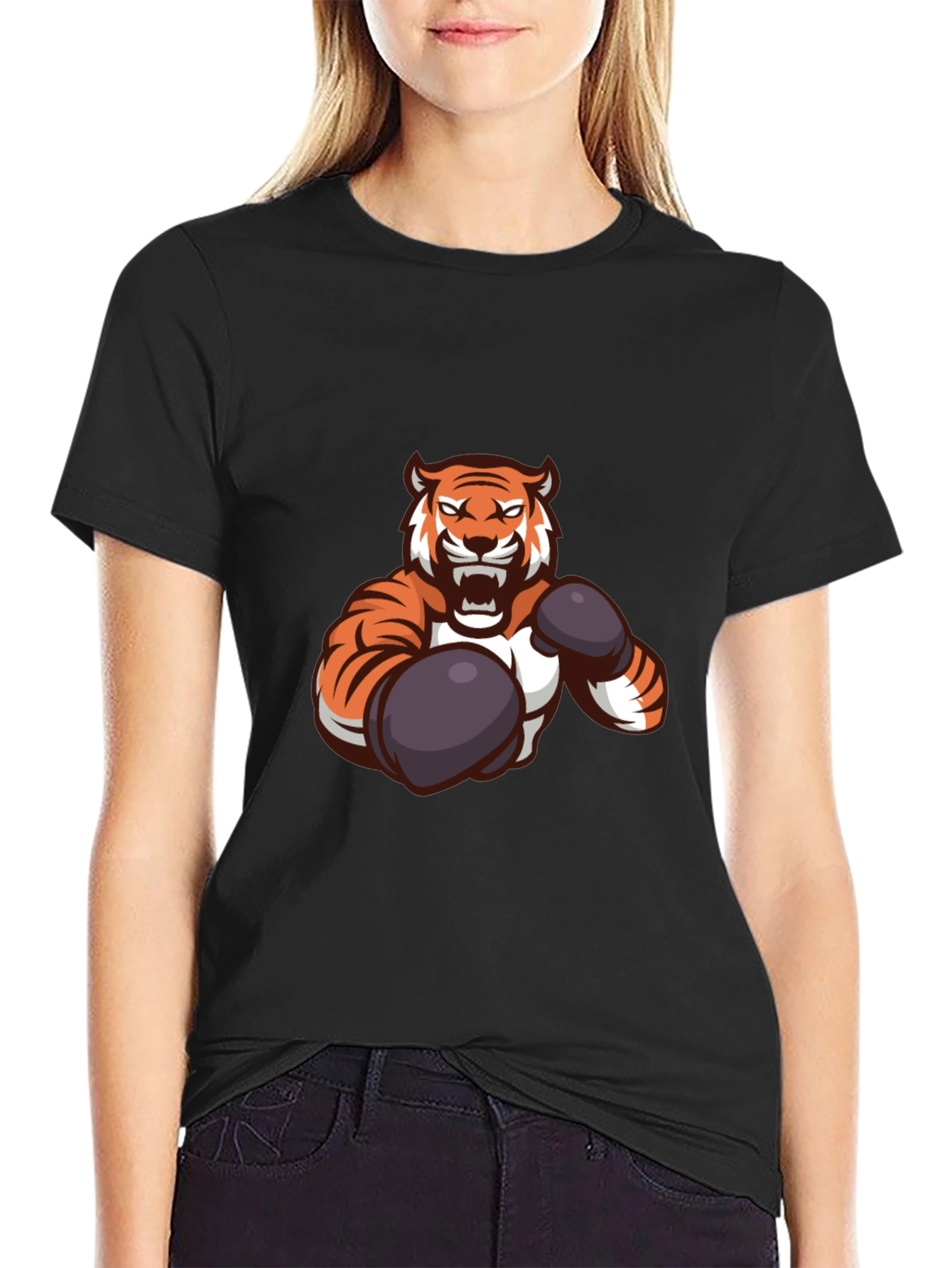 Tiger Boxer Graphic T-Shirt - Fierce Style