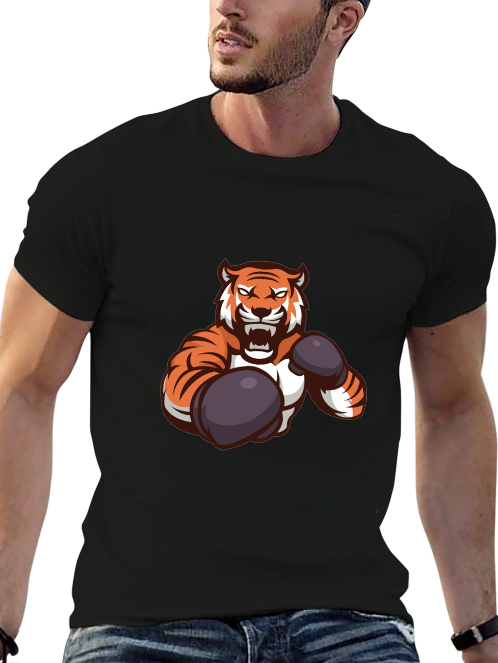 Tiger Boxer Graphic T-Shirt - Fierce Style