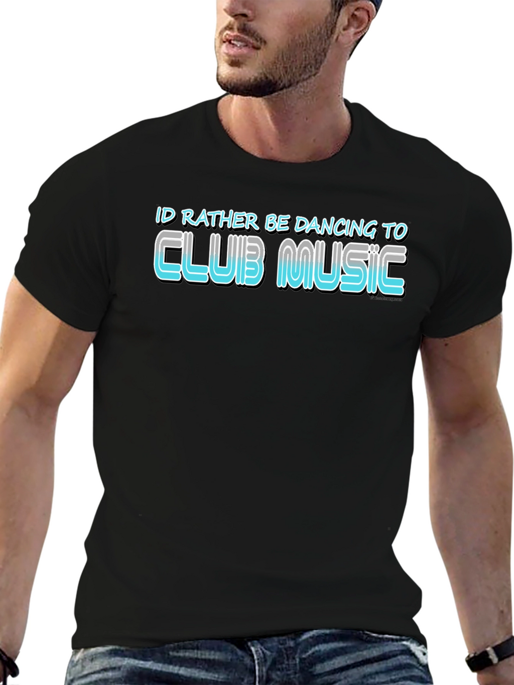 Club Music T-Shirt: Id Rather Be Dancing