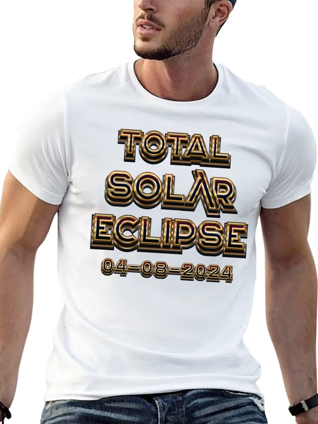 Total Solar Eclipse 04-08-2024 T-Shirt