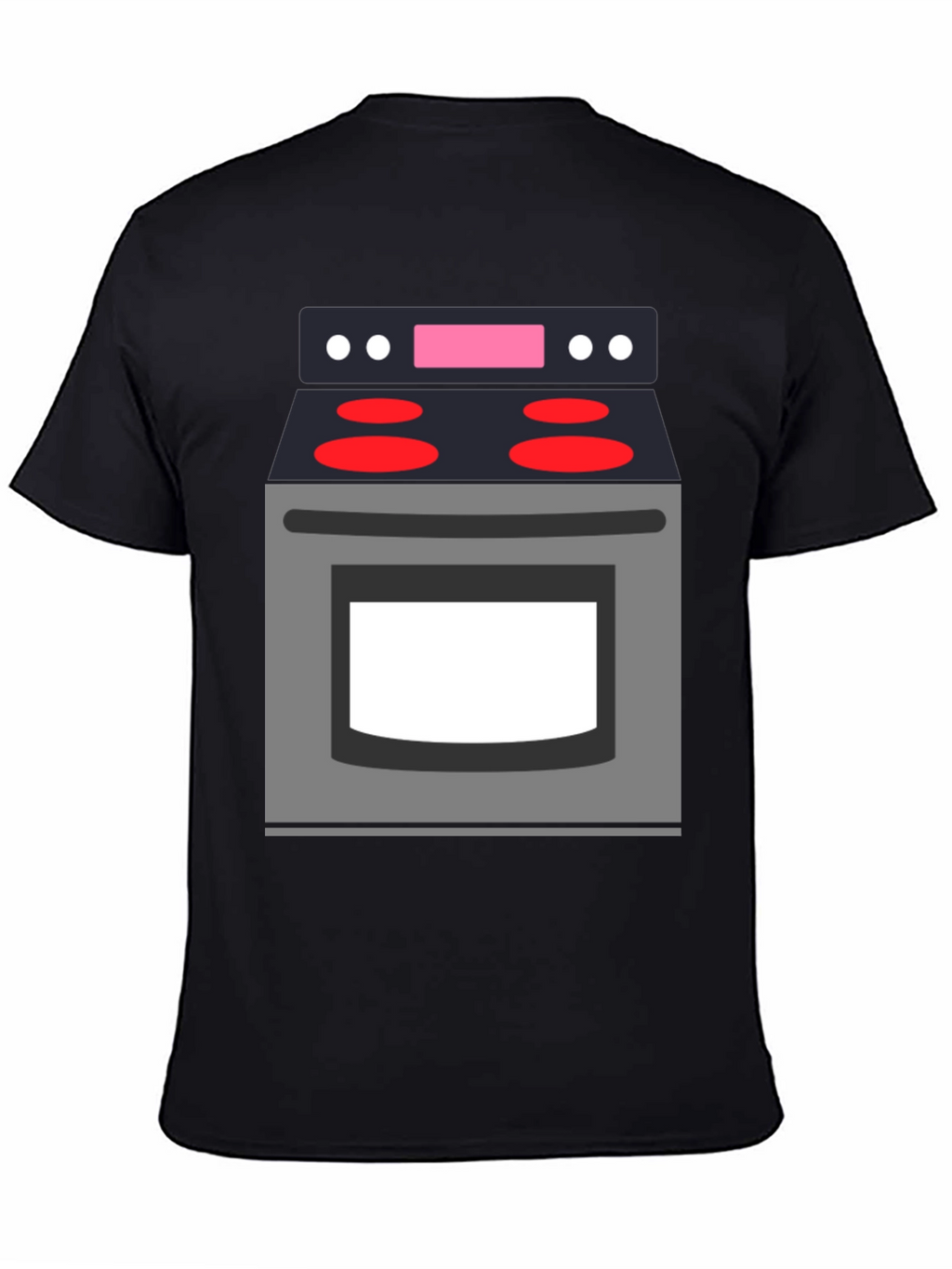 Novelty Graphic T-Shirt - Stove Top Design