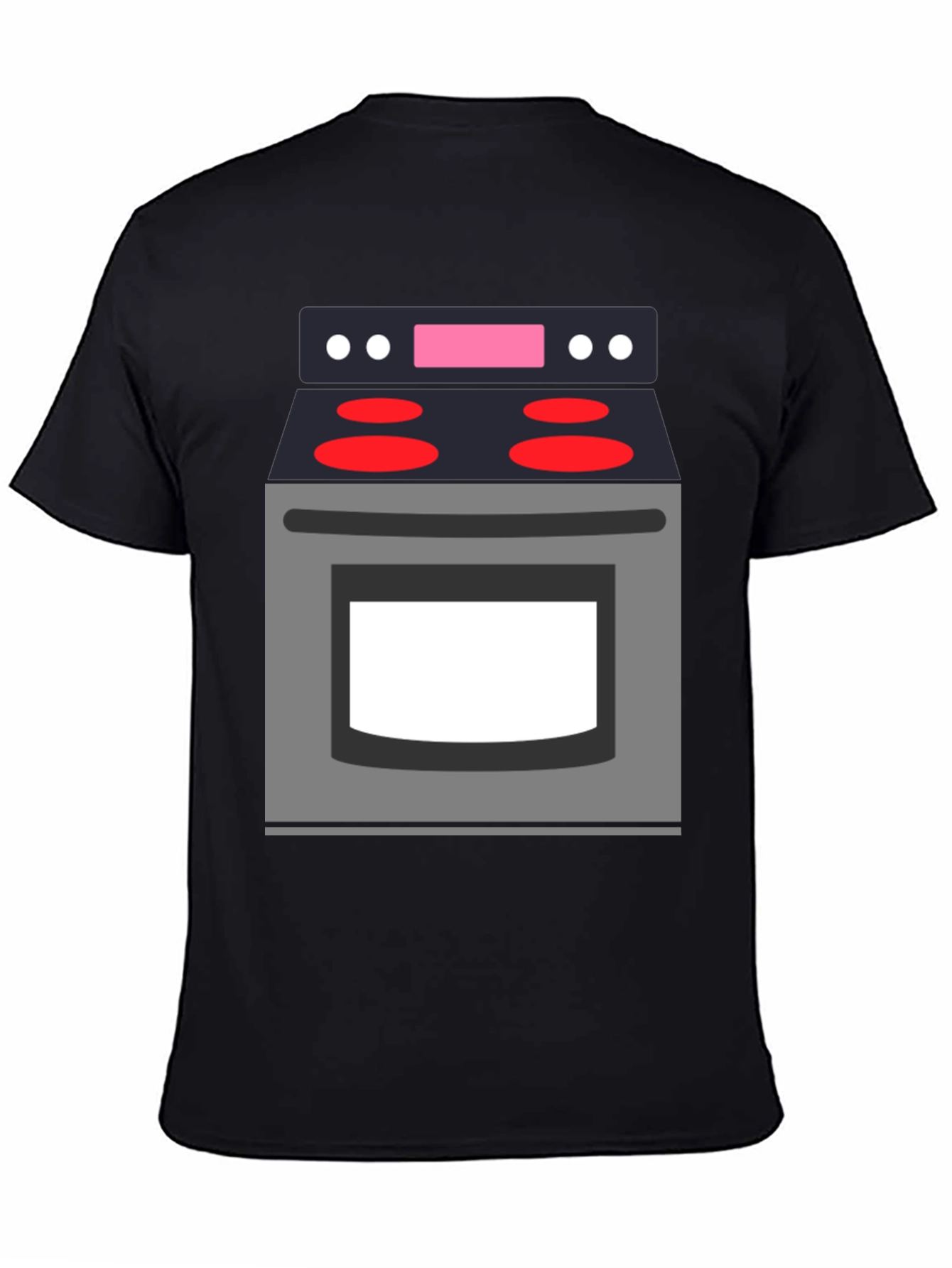 Novelty Graphic T-Shirt - Stove Top Design