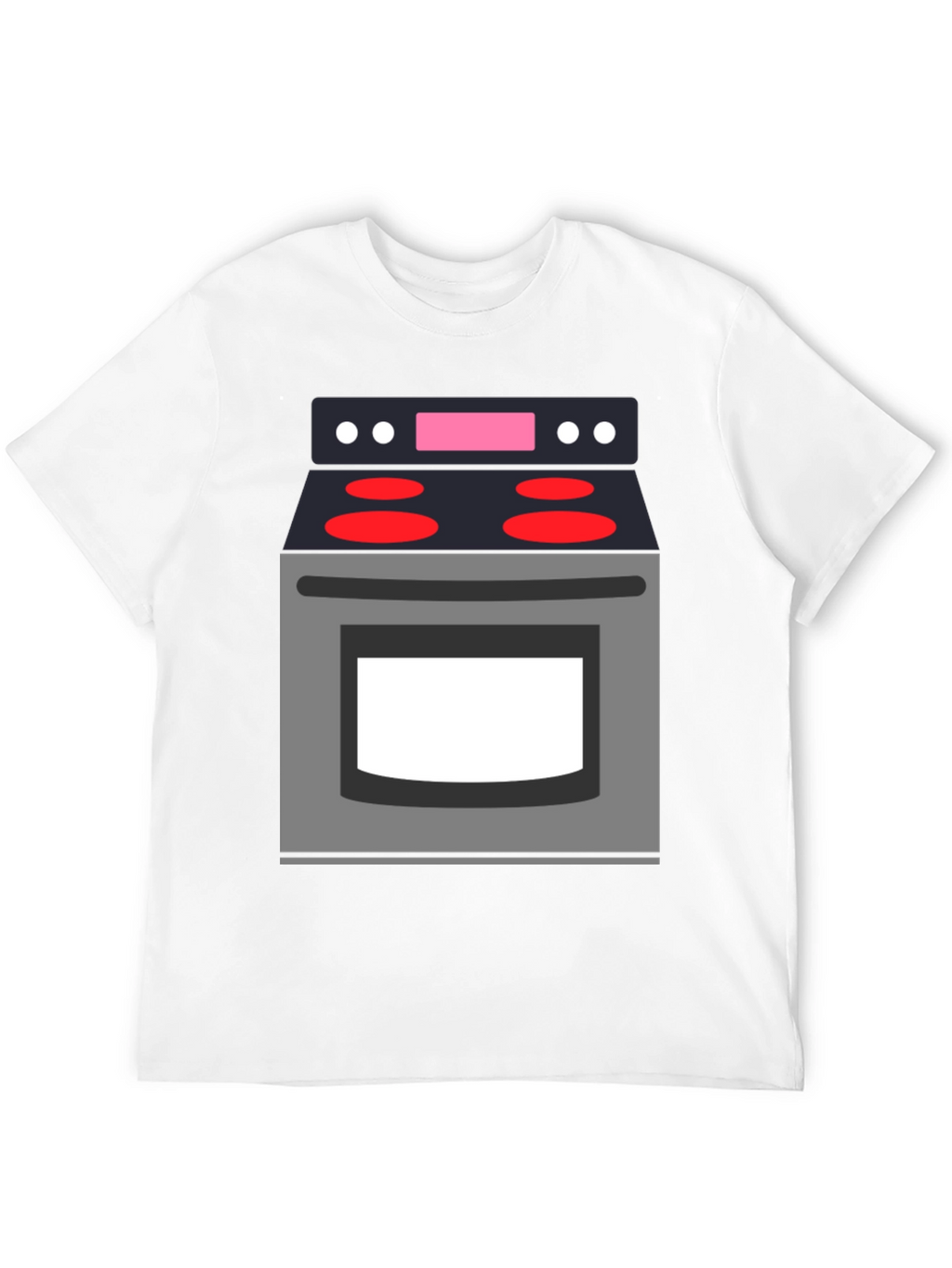 Novelty Graphic T-Shirt - Stove Top Design