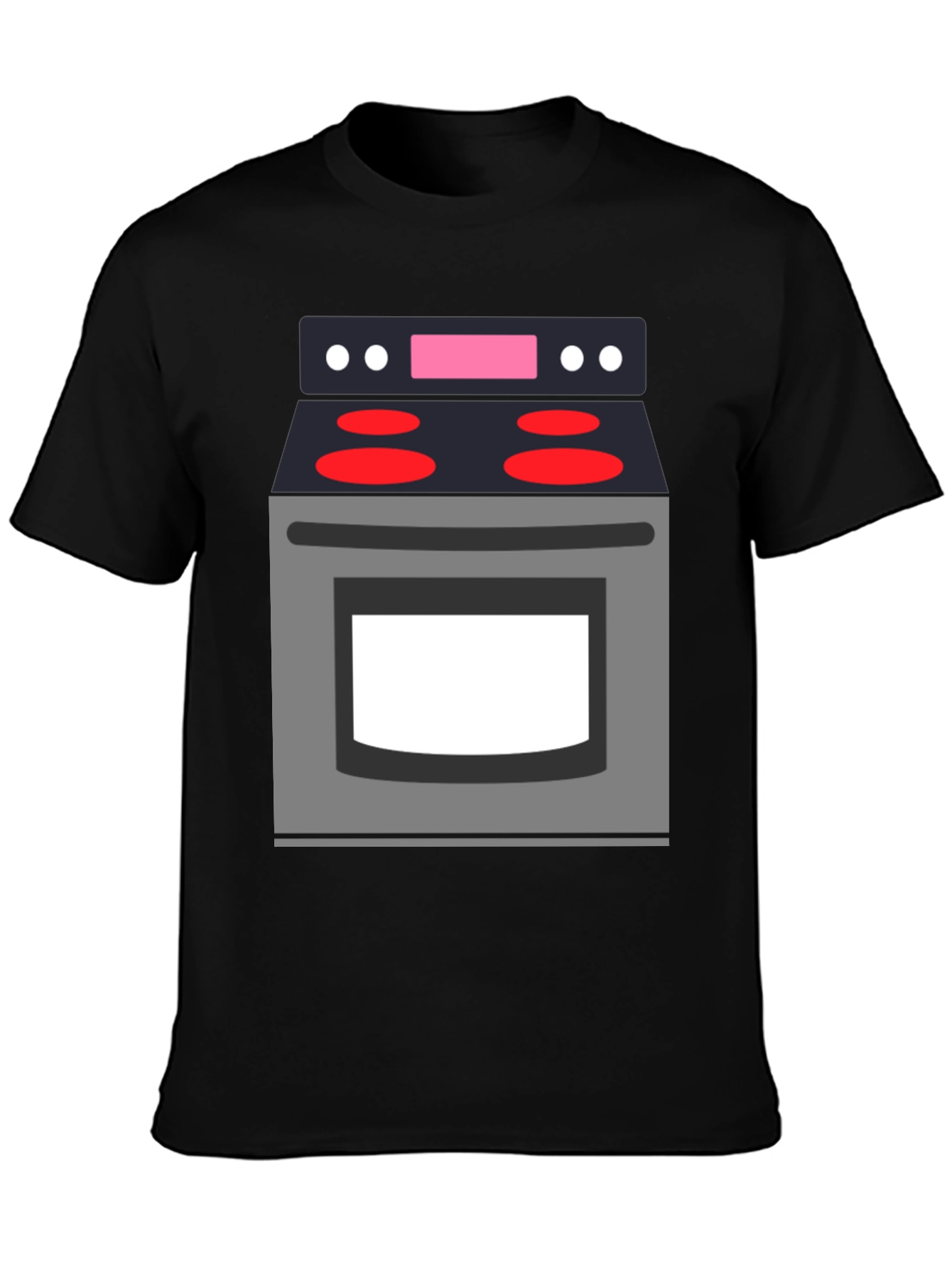 Novelty Graphic T-Shirt - Stove Top Design