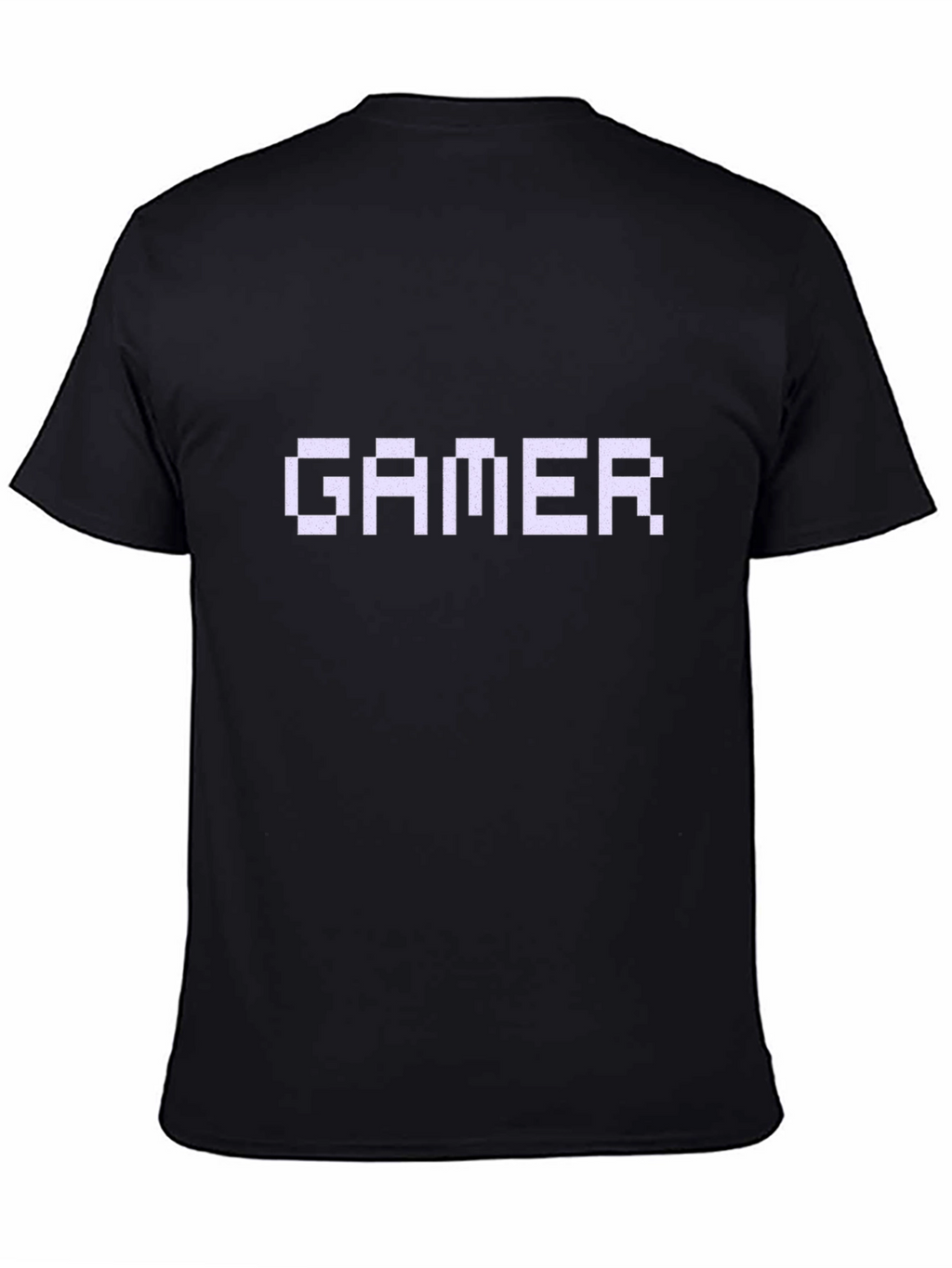 Gamer Pixel Art Black T-Shirt