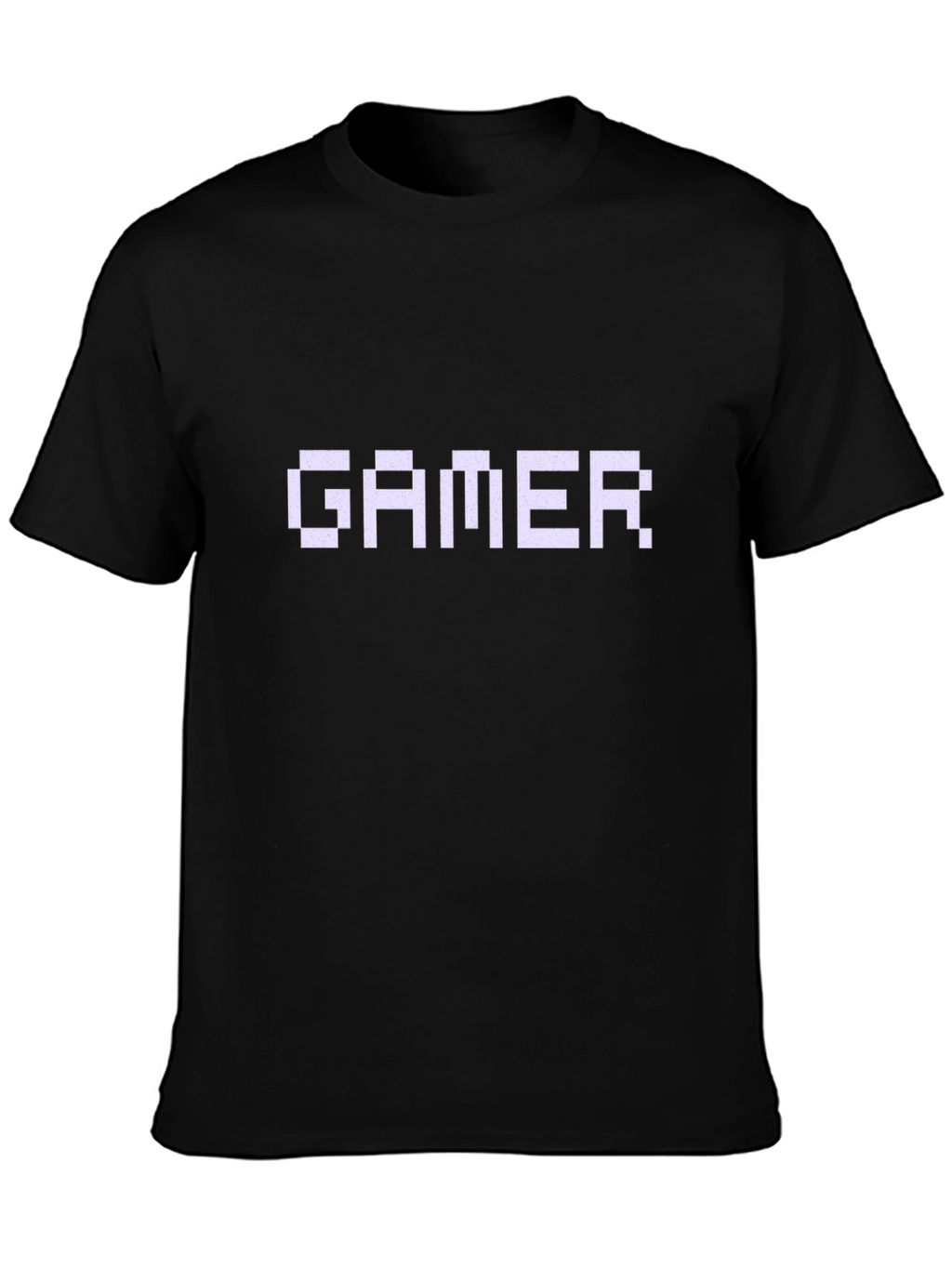 Gamer Pixel Art Black T-Shirt