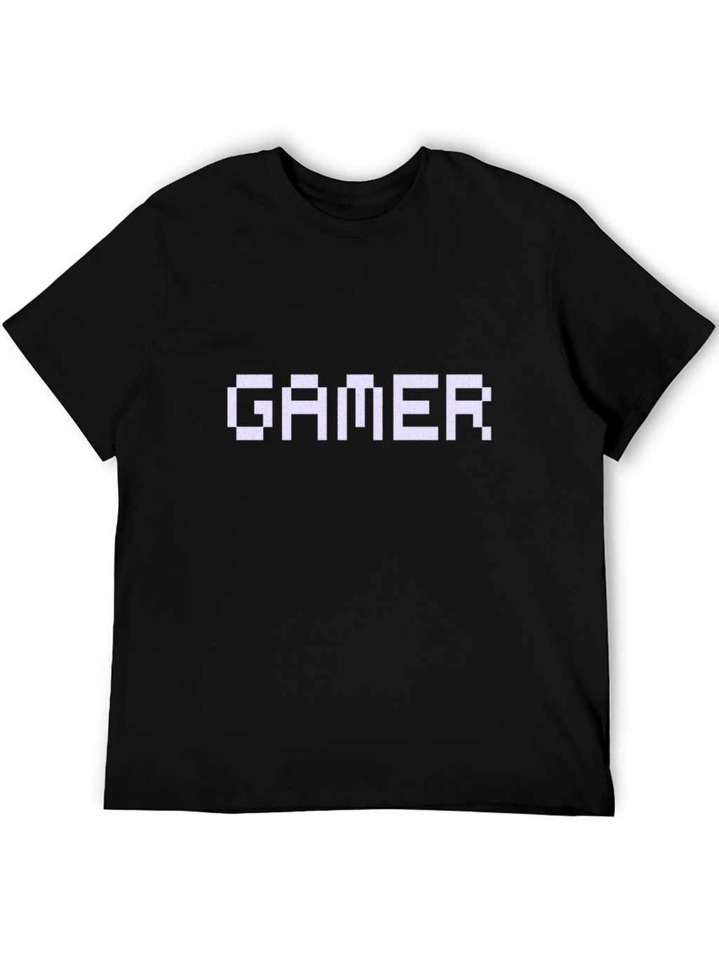 Gamer Pixel Art Black T-Shirt