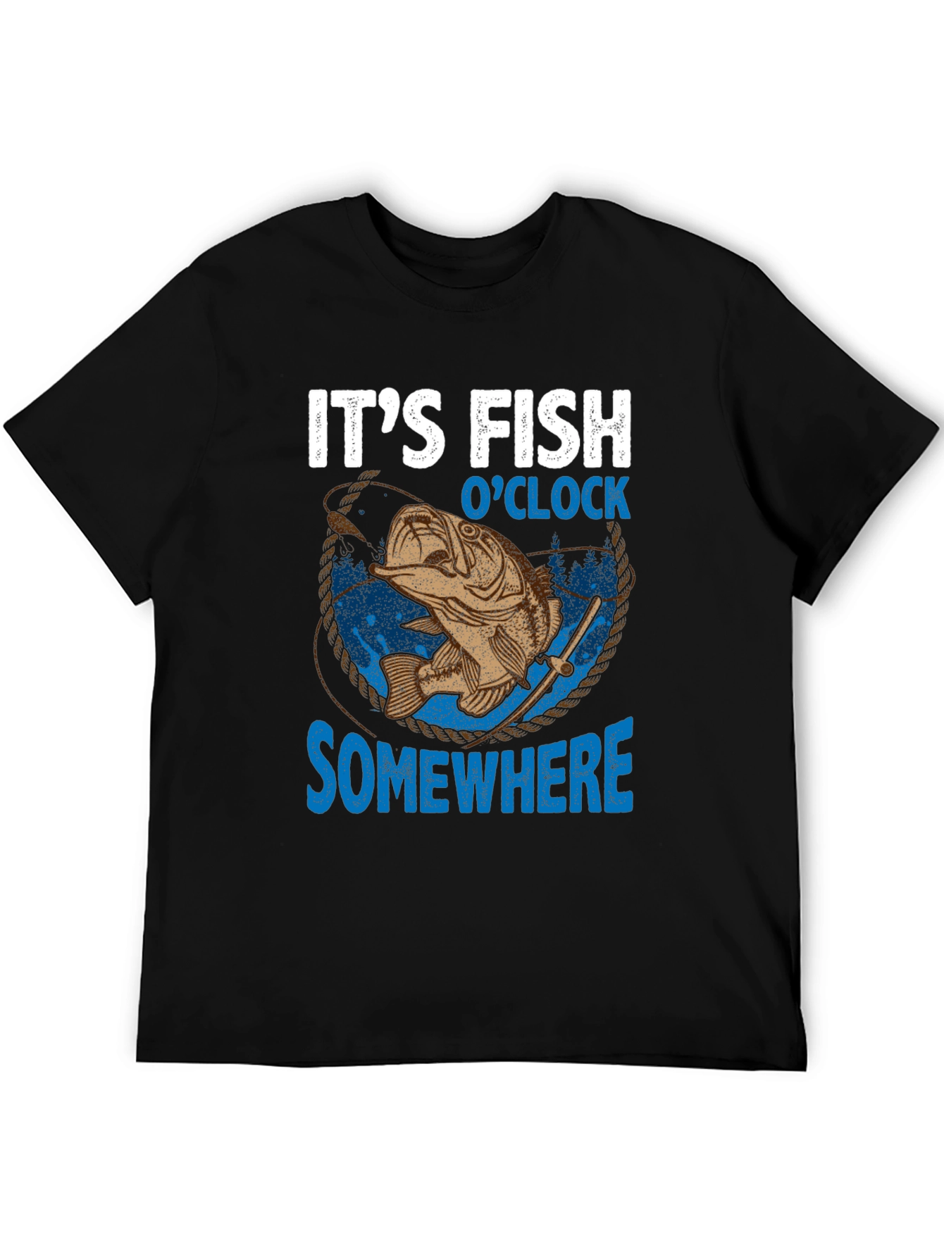 Its Fish OClock Somewhere Graphic Tee