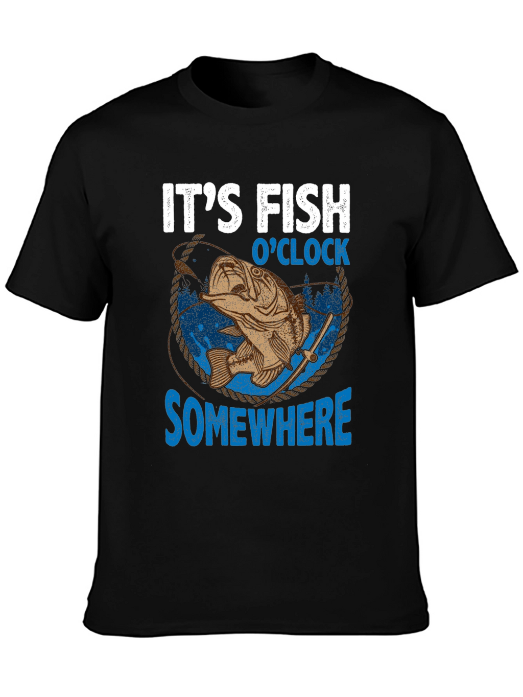 Its Fish OClock Somewhere Graphic Tee