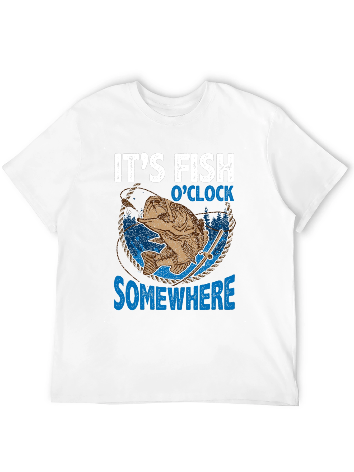 Its Fish OClock Somewhere Graphic Tee