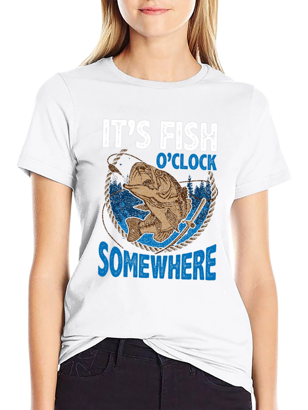 Its Fish OClock Somewhere Graphic Tee