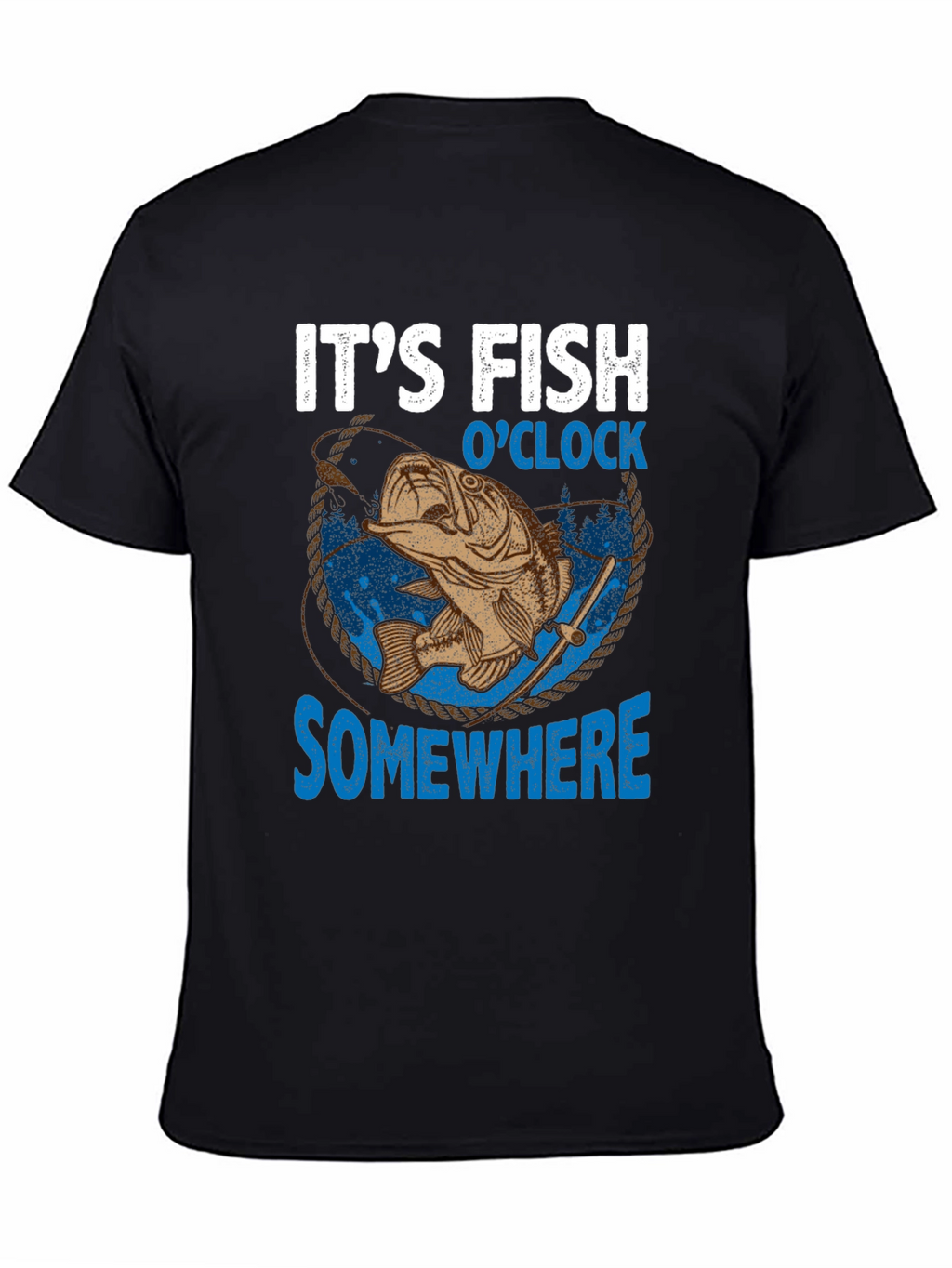 Its Fish OClock Somewhere Graphic Tee