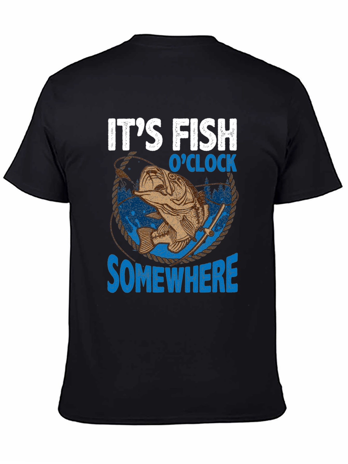 Its Fish OClock Somewhere Graphic Tee