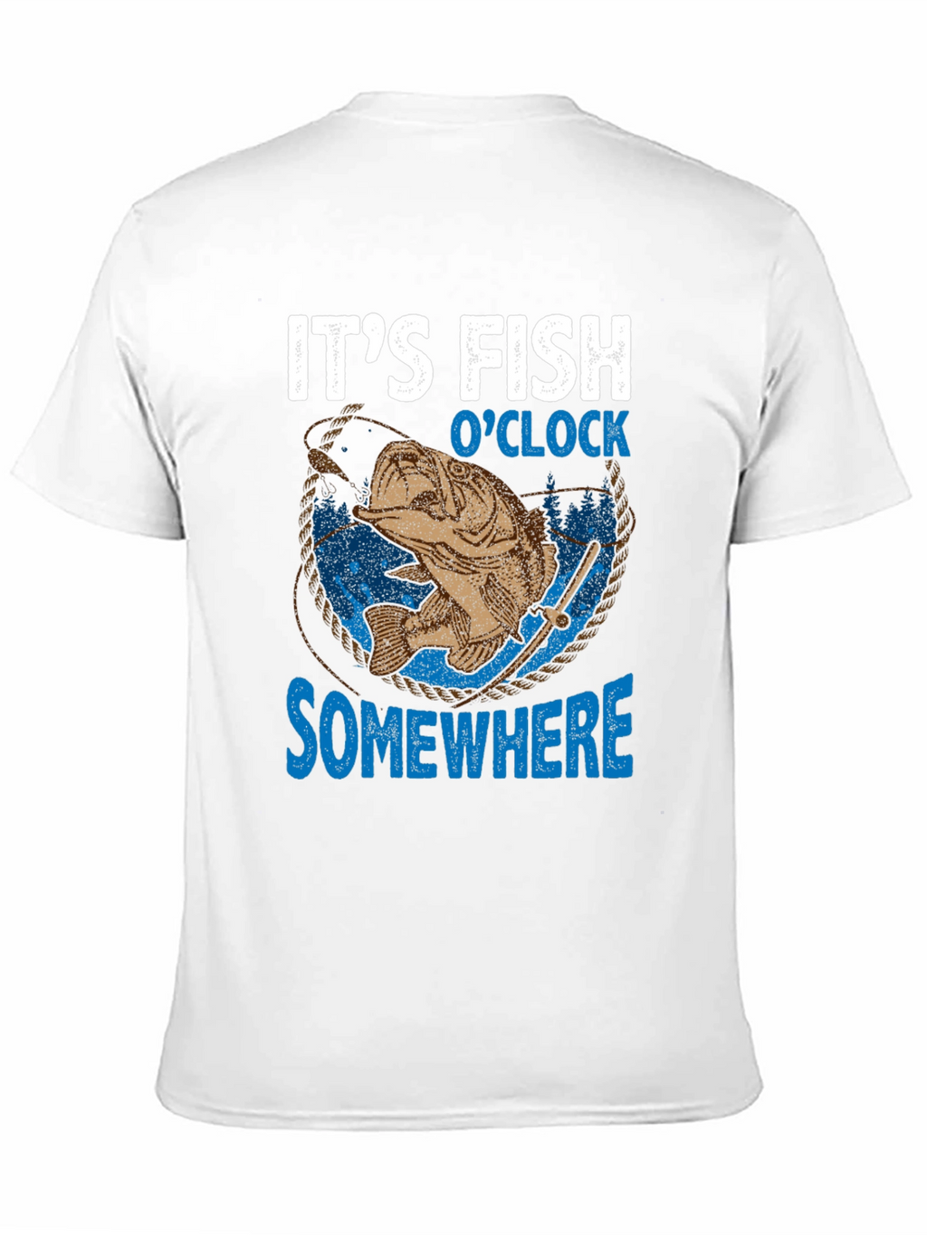 Its Fish OClock Somewhere Graphic Tee