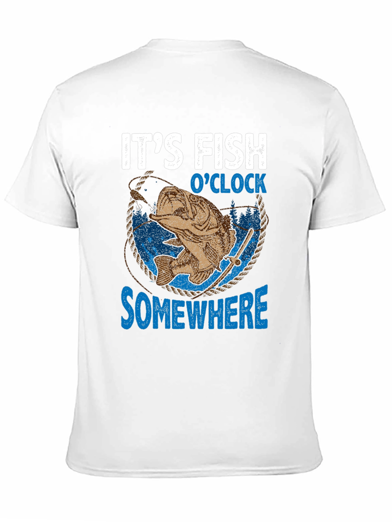 Its Fish OClock Somewhere Graphic Tee