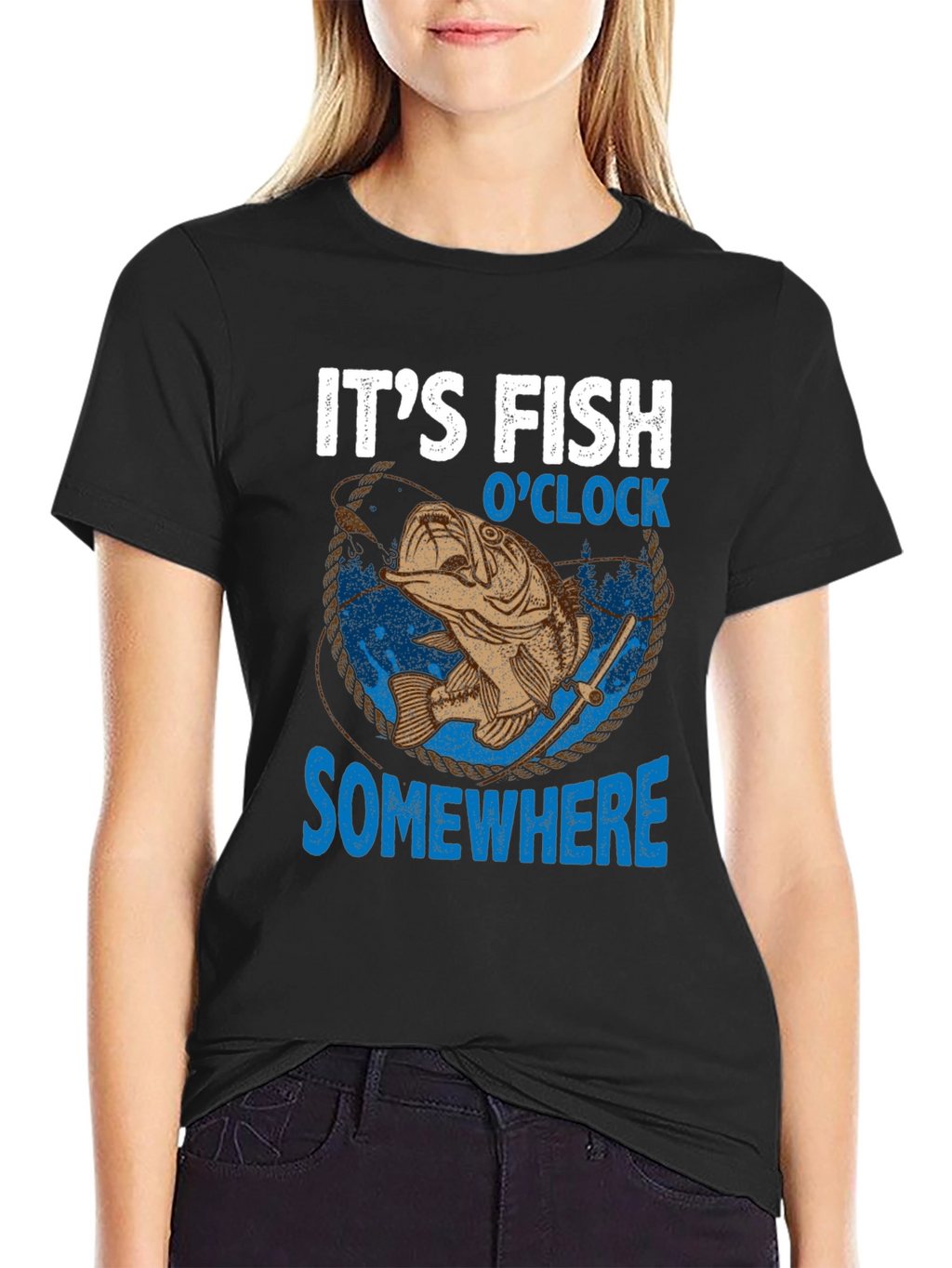 Its Fish OClock Somewhere Graphic Tee