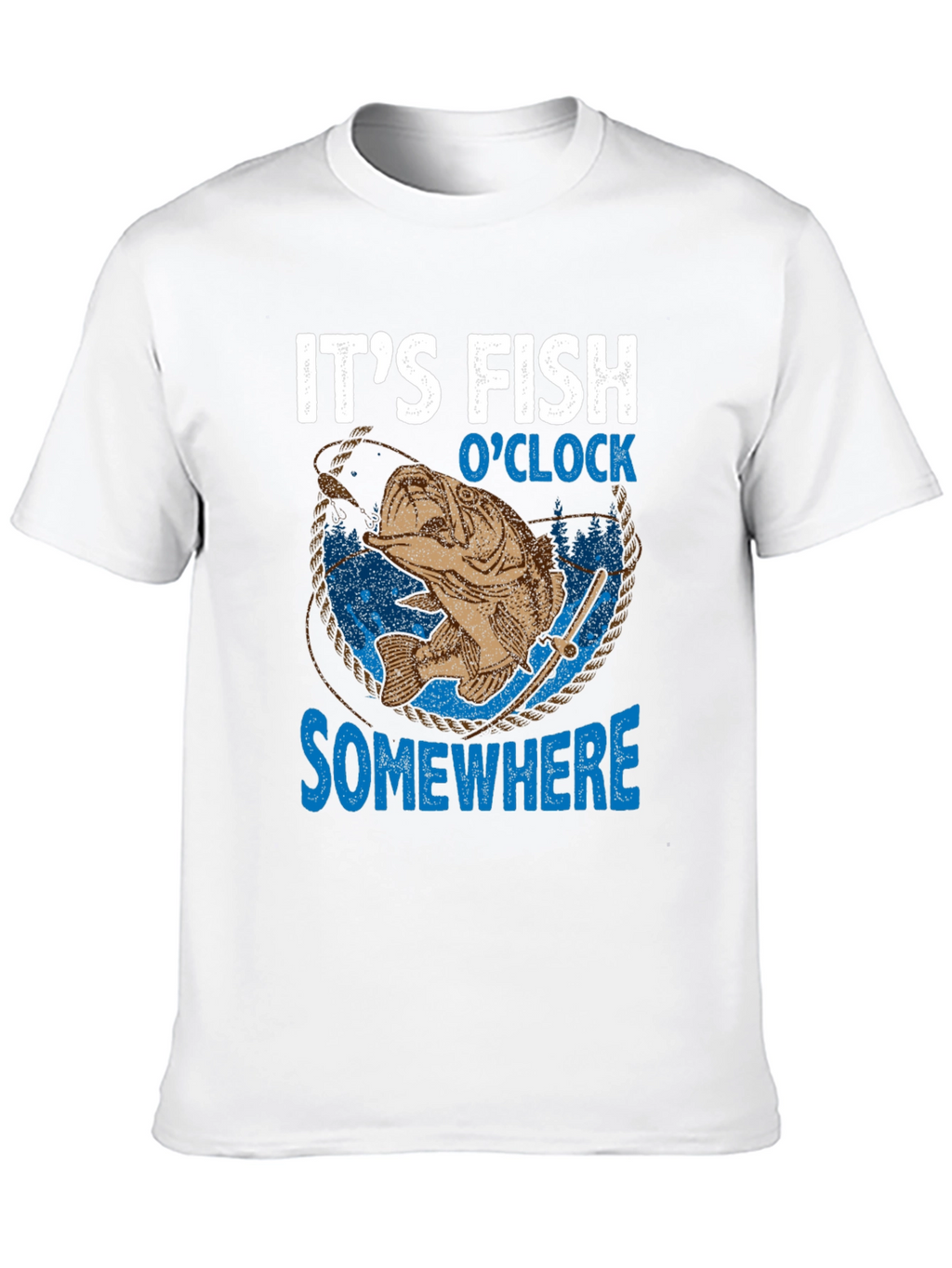 Its Fish OClock Somewhere Graphic Tee
