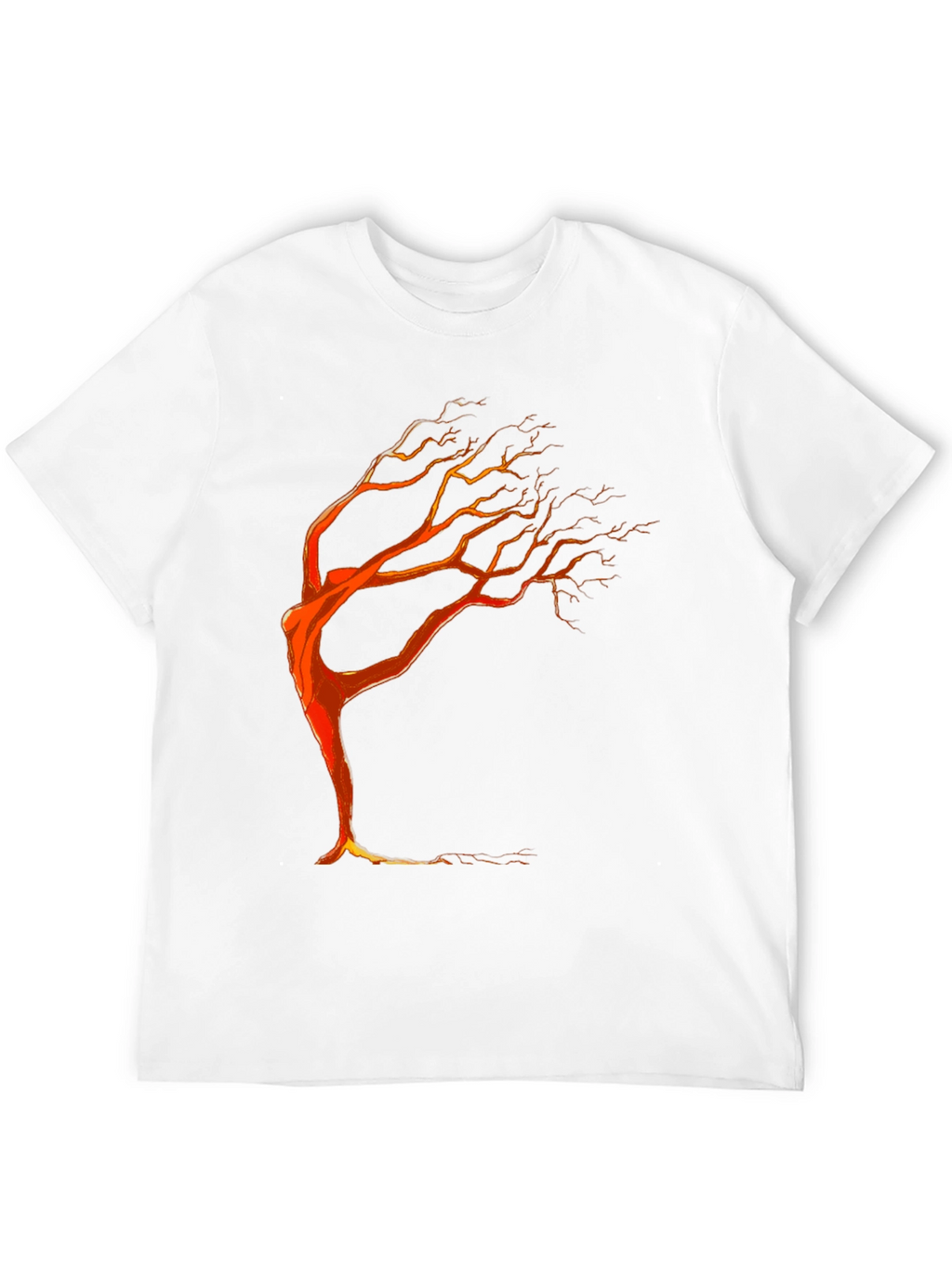 Tree Silhouette Graphic Tee - Black Unisex T-Shirt