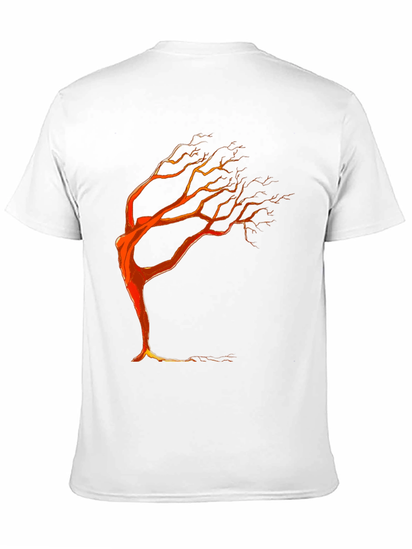 Tree Silhouette Graphic Tee - Black Unisex T-Shirt