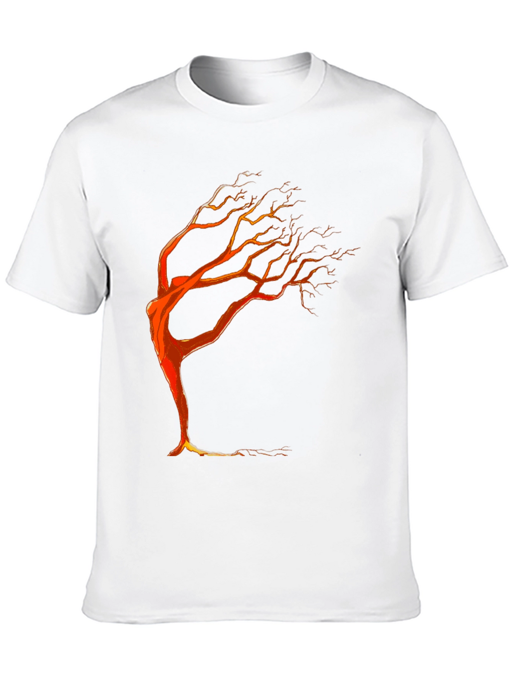 Tree Silhouette Graphic Tee - Black Unisex T-Shirt
