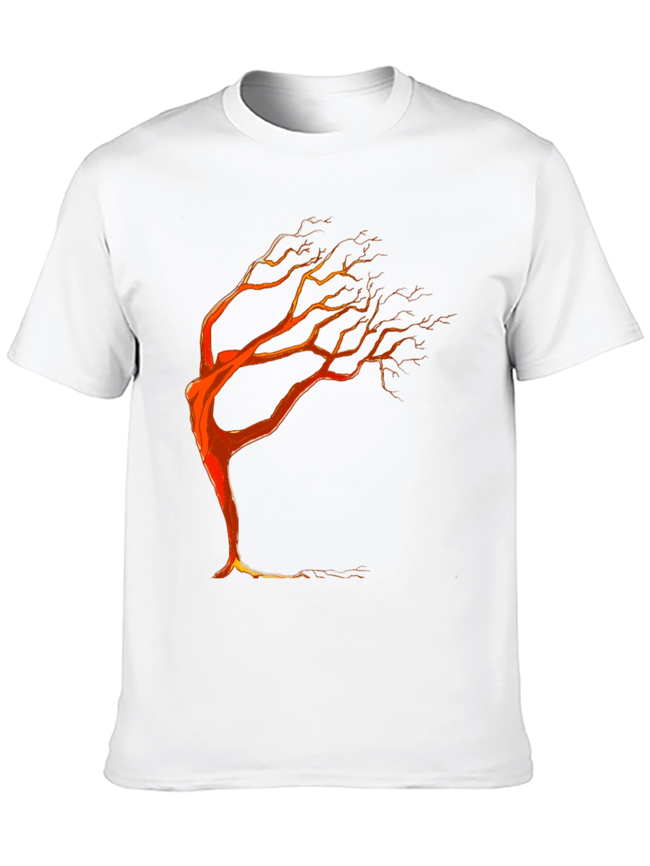 Tree Silhouette Graphic Tee - Black Unisex T-Shirt