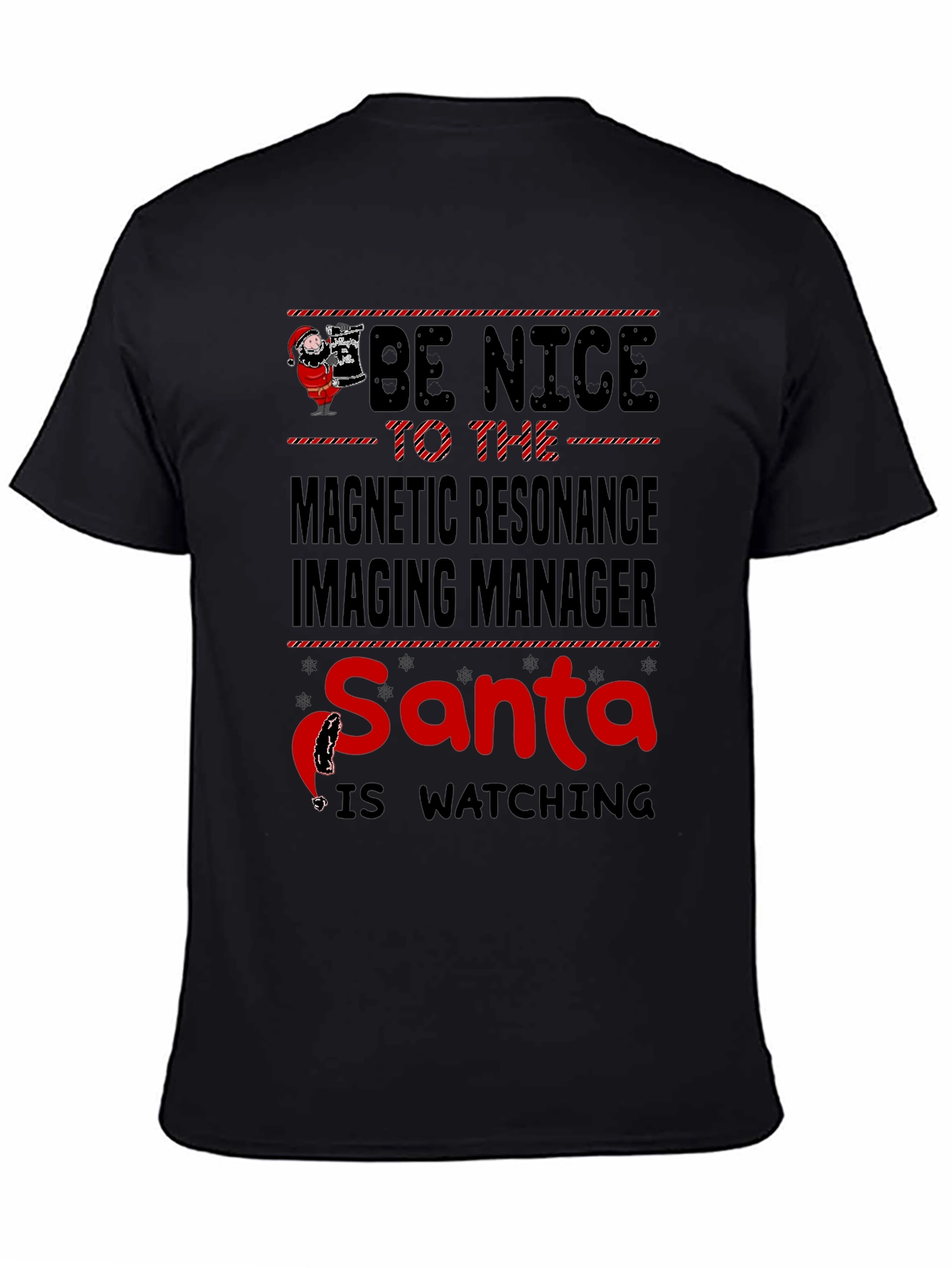 Funny MRI Manager Santa Christmas T-Shirt