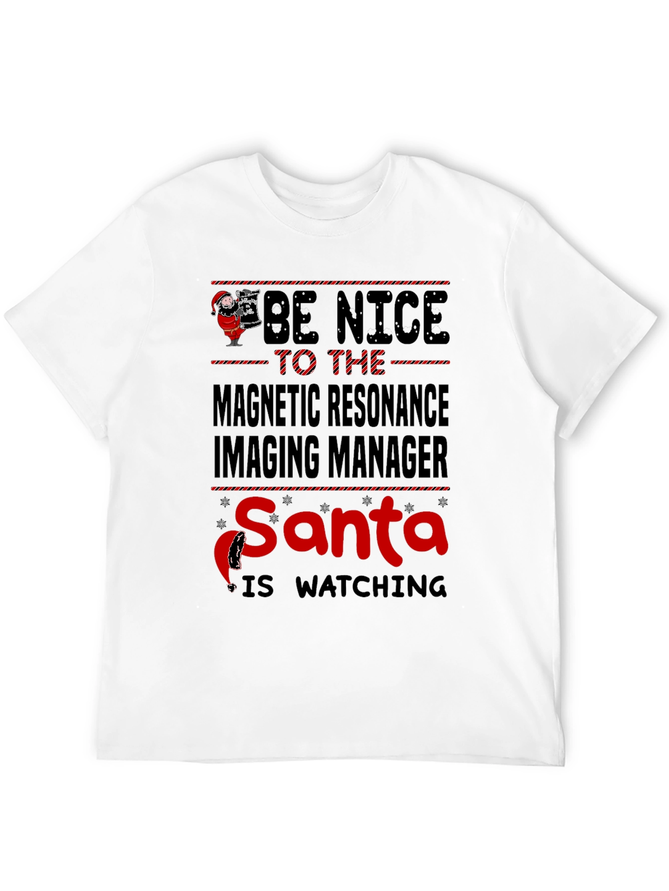 Funny MRI Manager Santa Christmas T-Shirt