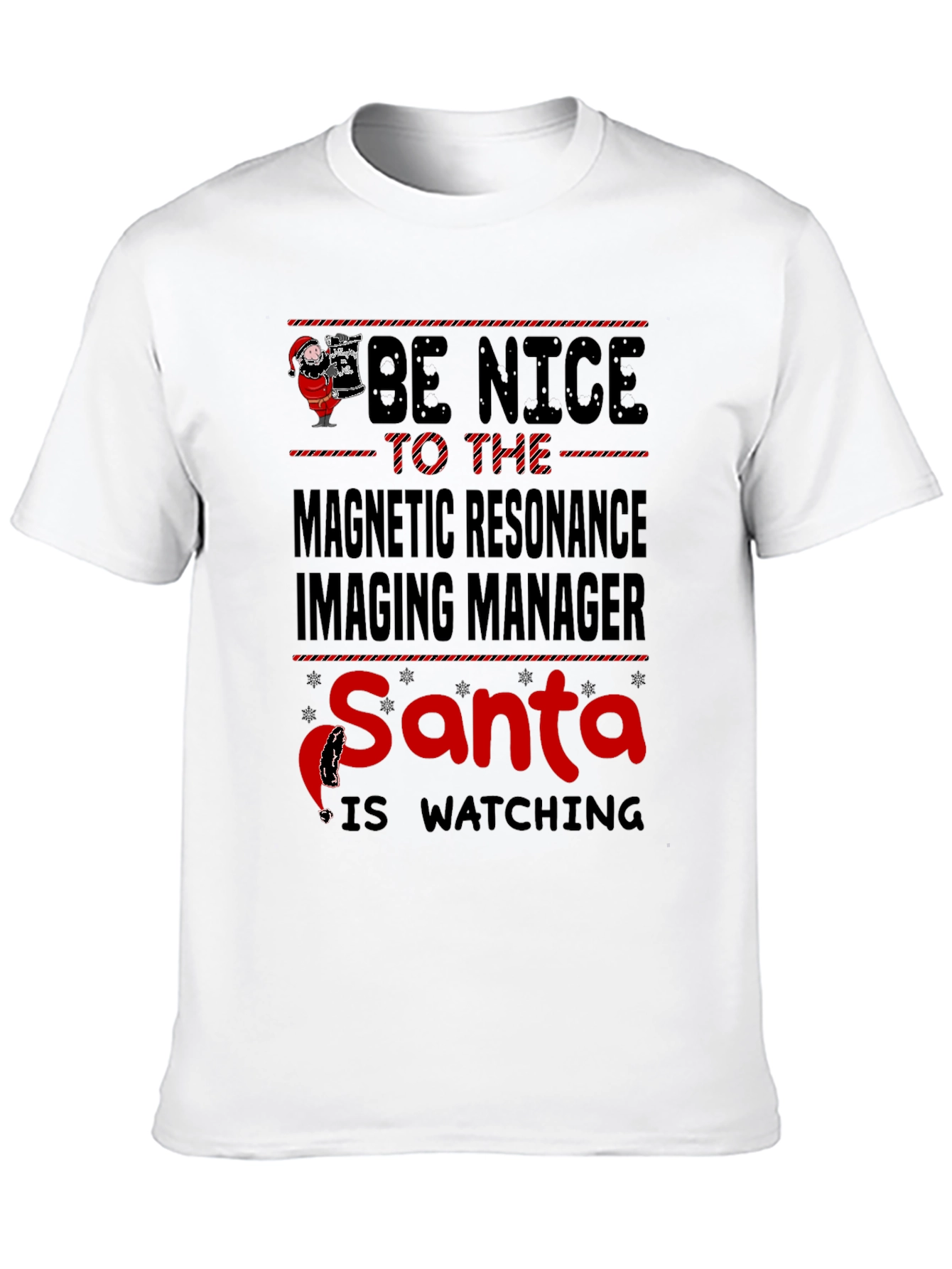 Funny MRI Manager Santa Christmas T-Shirt