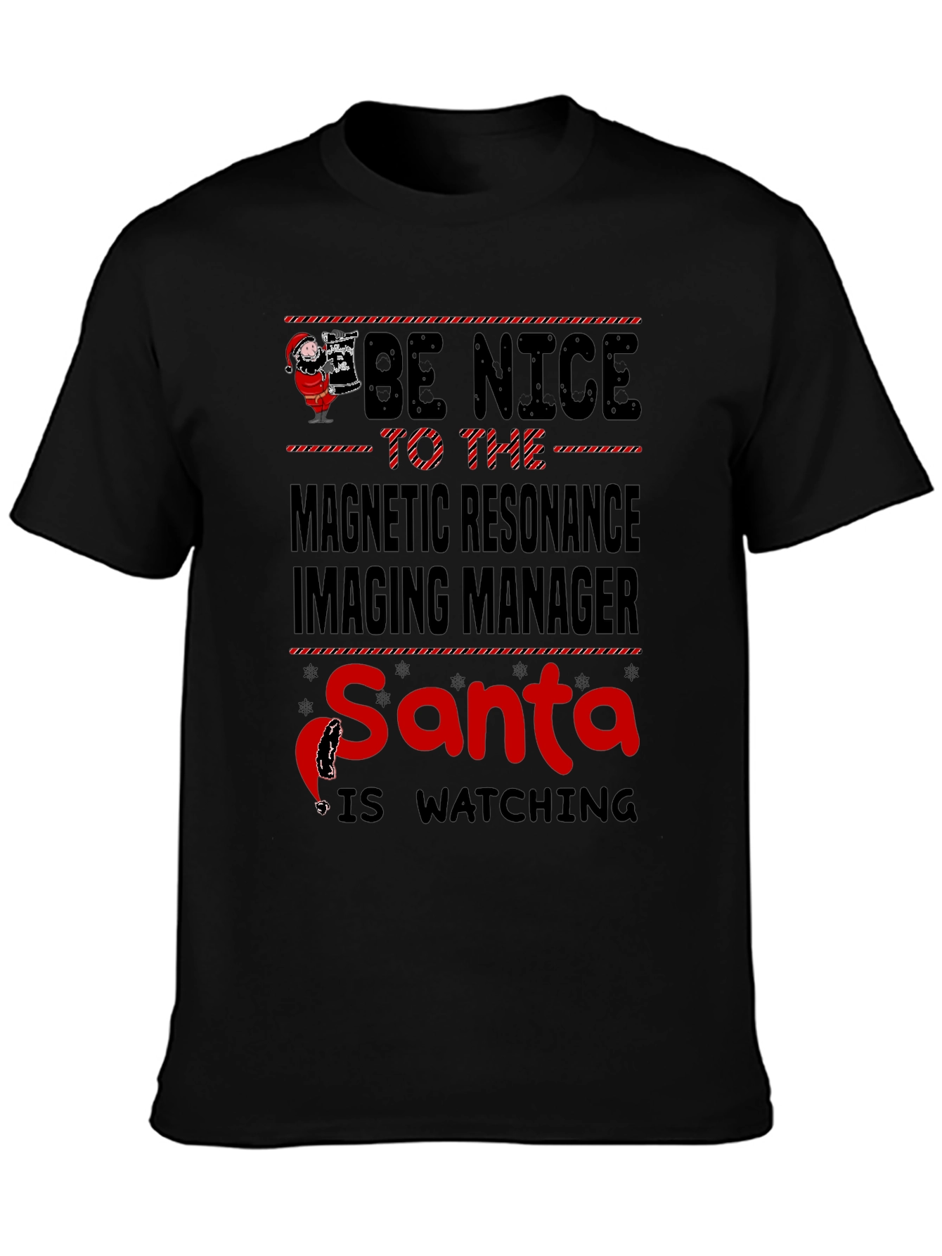 Funny MRI Manager Santa Christmas T-Shirt