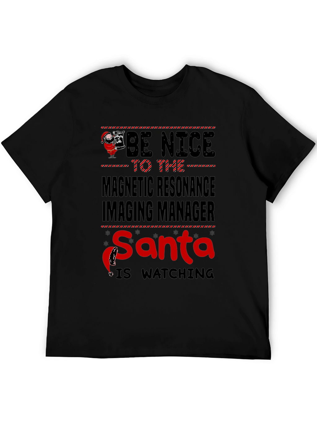 Funny MRI Manager Santa Christmas T-Shirt