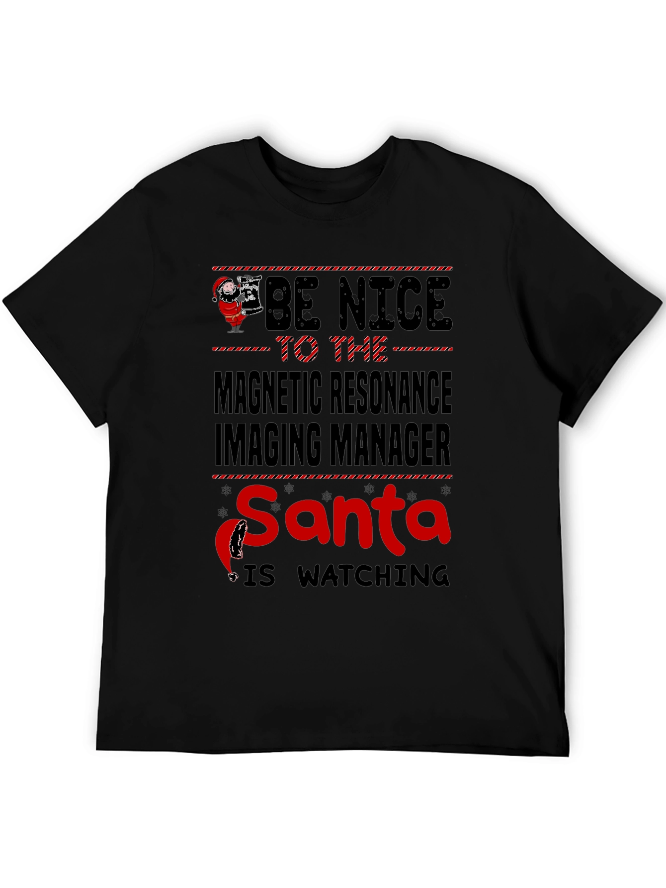 Funny MRI Manager Santa Christmas T-Shirt