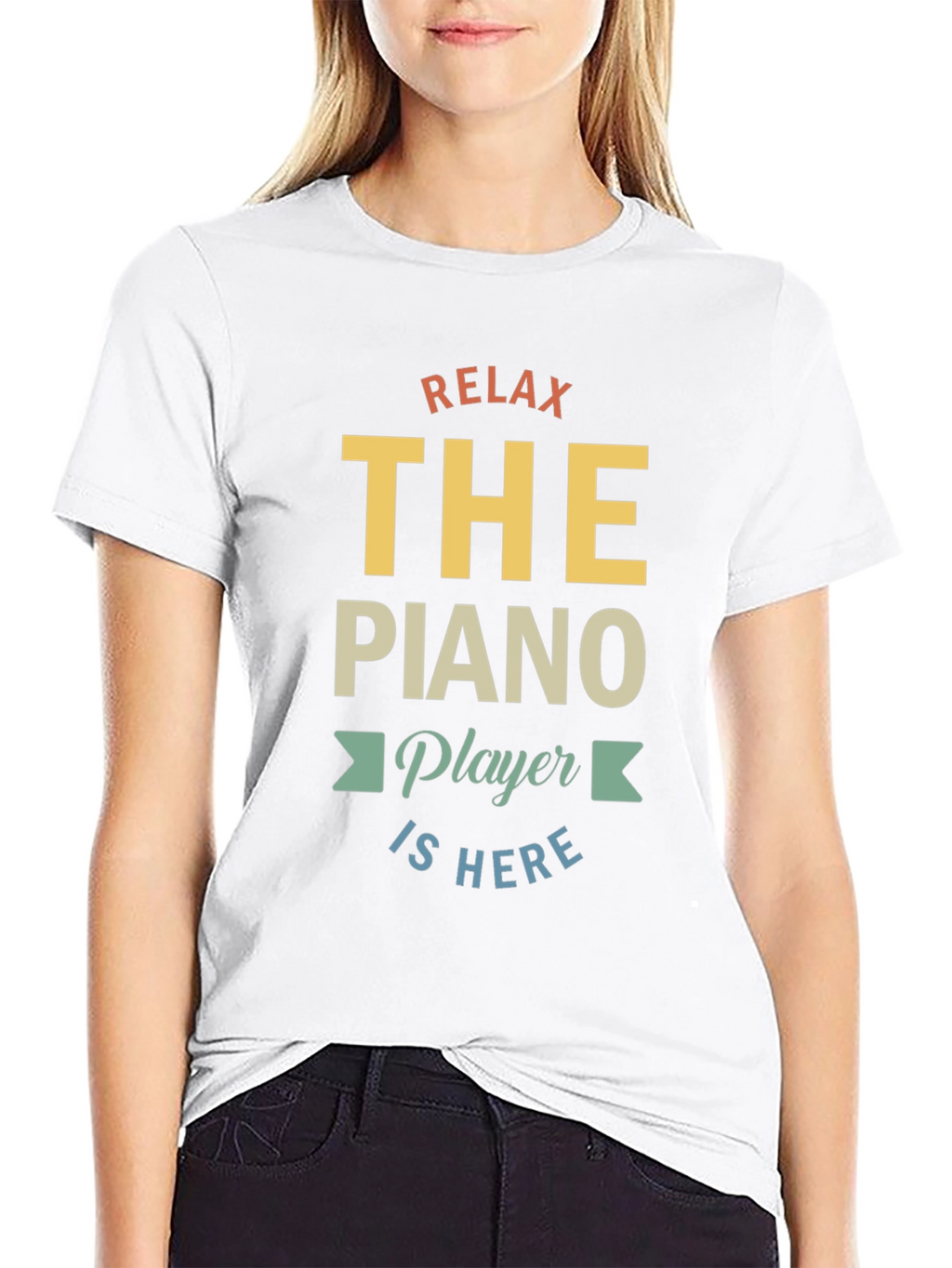 Relax The Piano Player Is Here Graphic T-Shirt