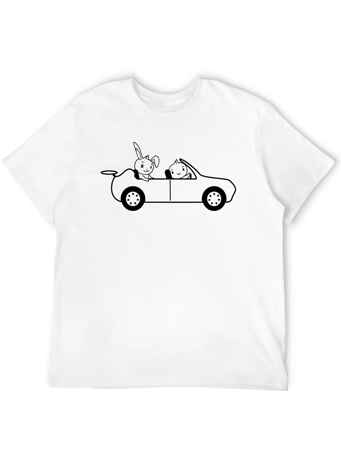 Cartoon Animal Car Ride T-Shirt