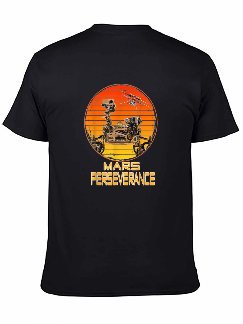 Mars Perseverance T-Shirt - Black