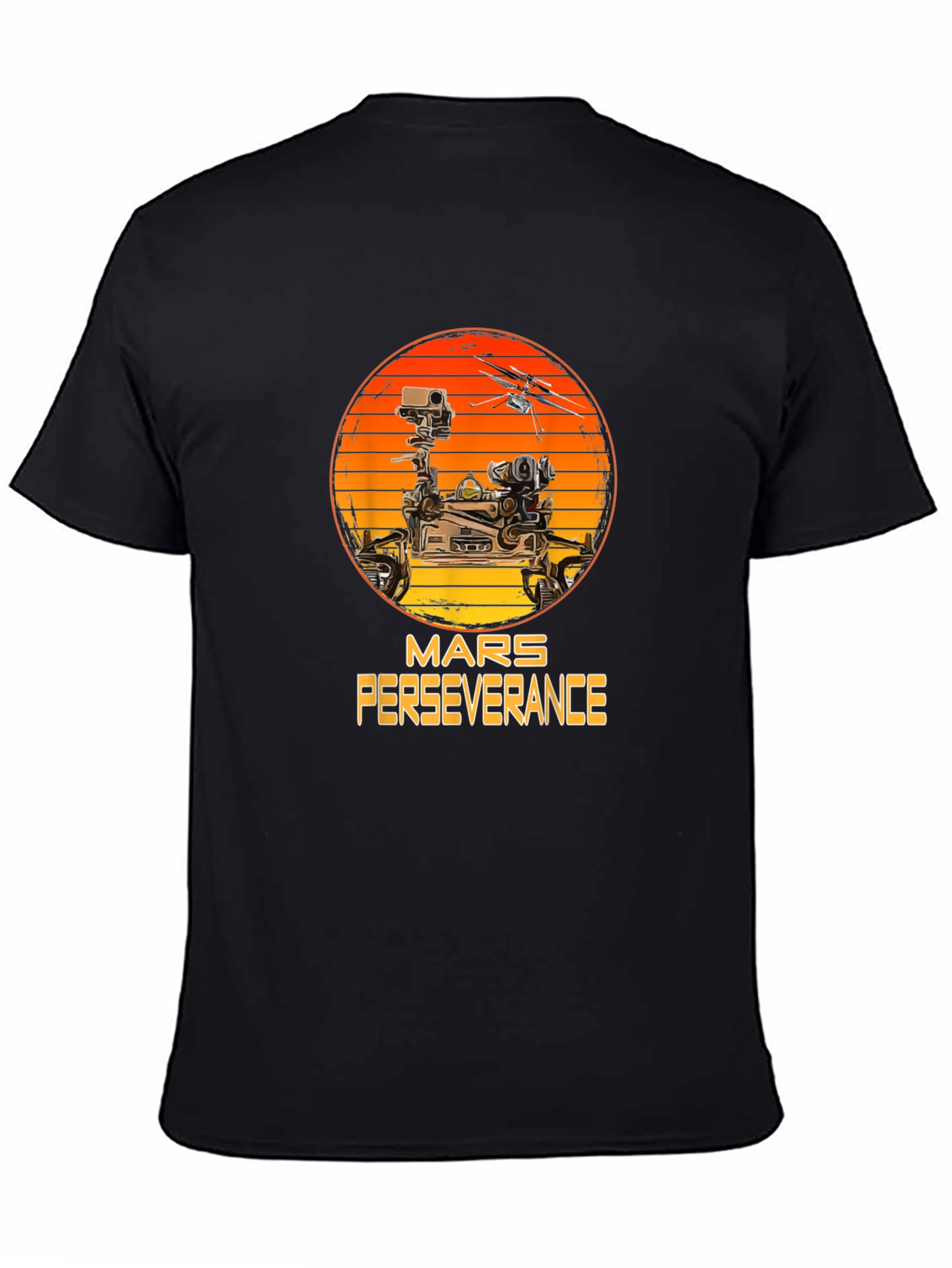 Mars Perseverance T-Shirt - Black