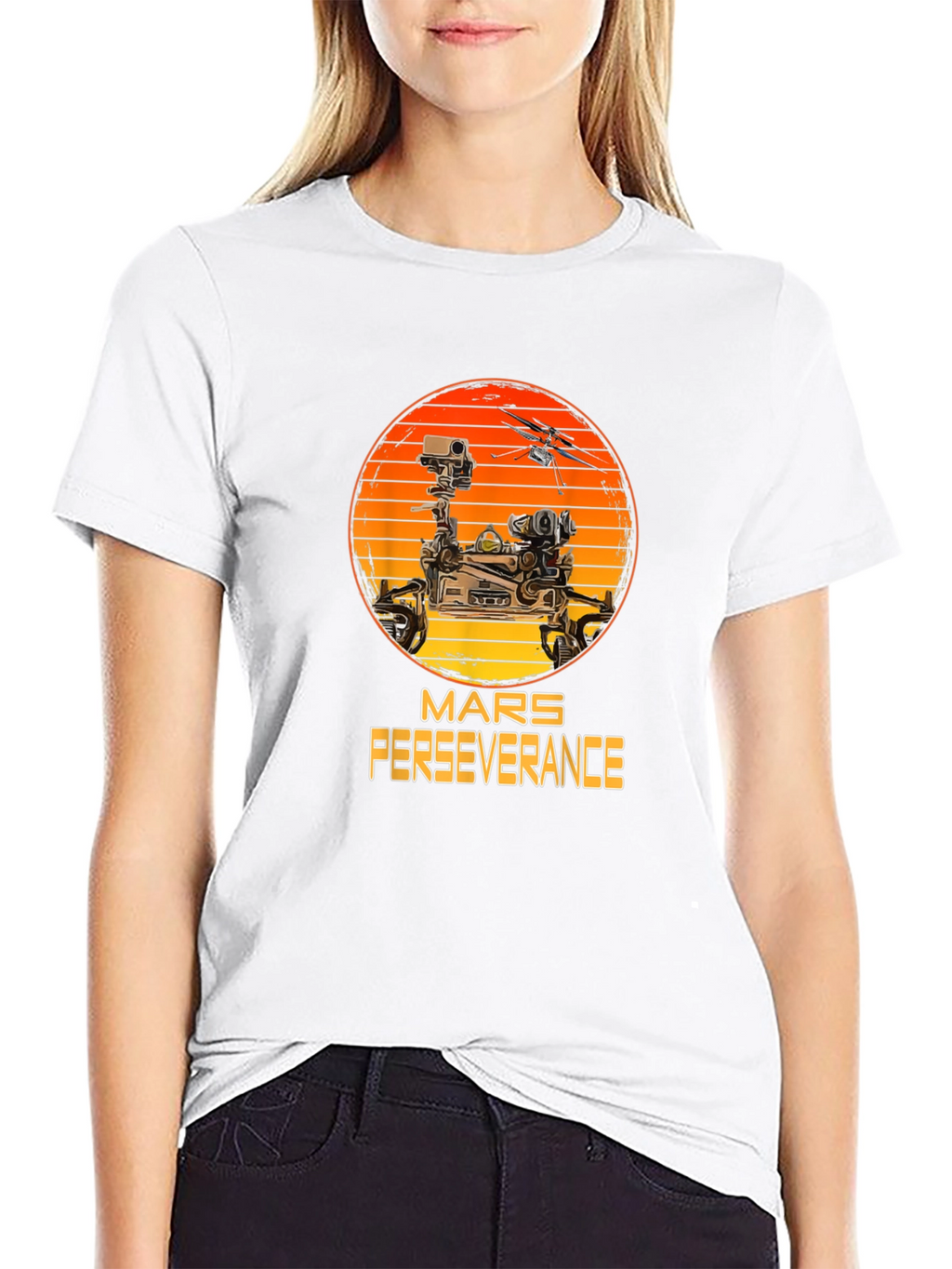 Mars Perseverance T-Shirt - Black