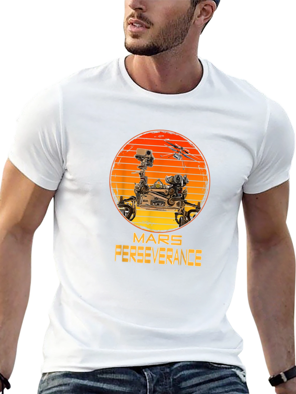 Mars Perseverance T-Shirt - Black