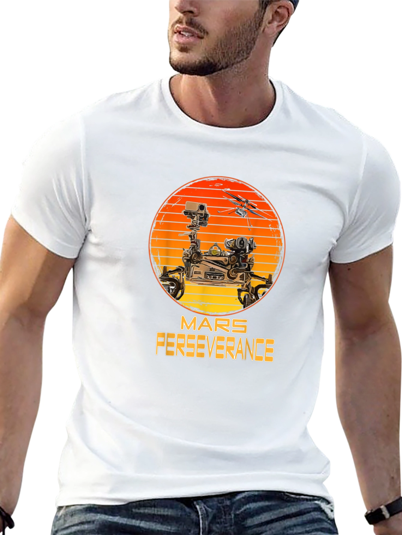 Mars Perseverance T-Shirt - Black