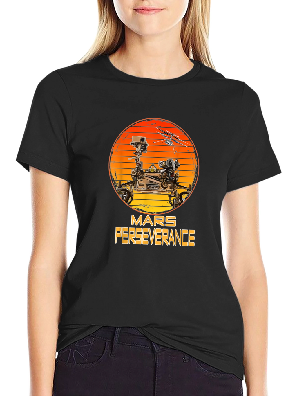 Mars Perseverance T-Shirt - Black