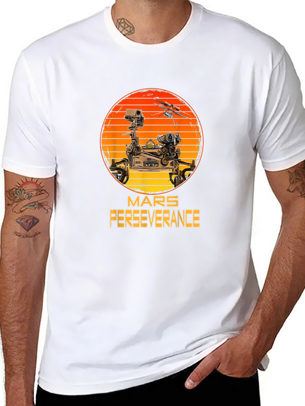 Mars Perseverance T-Shirt - Black