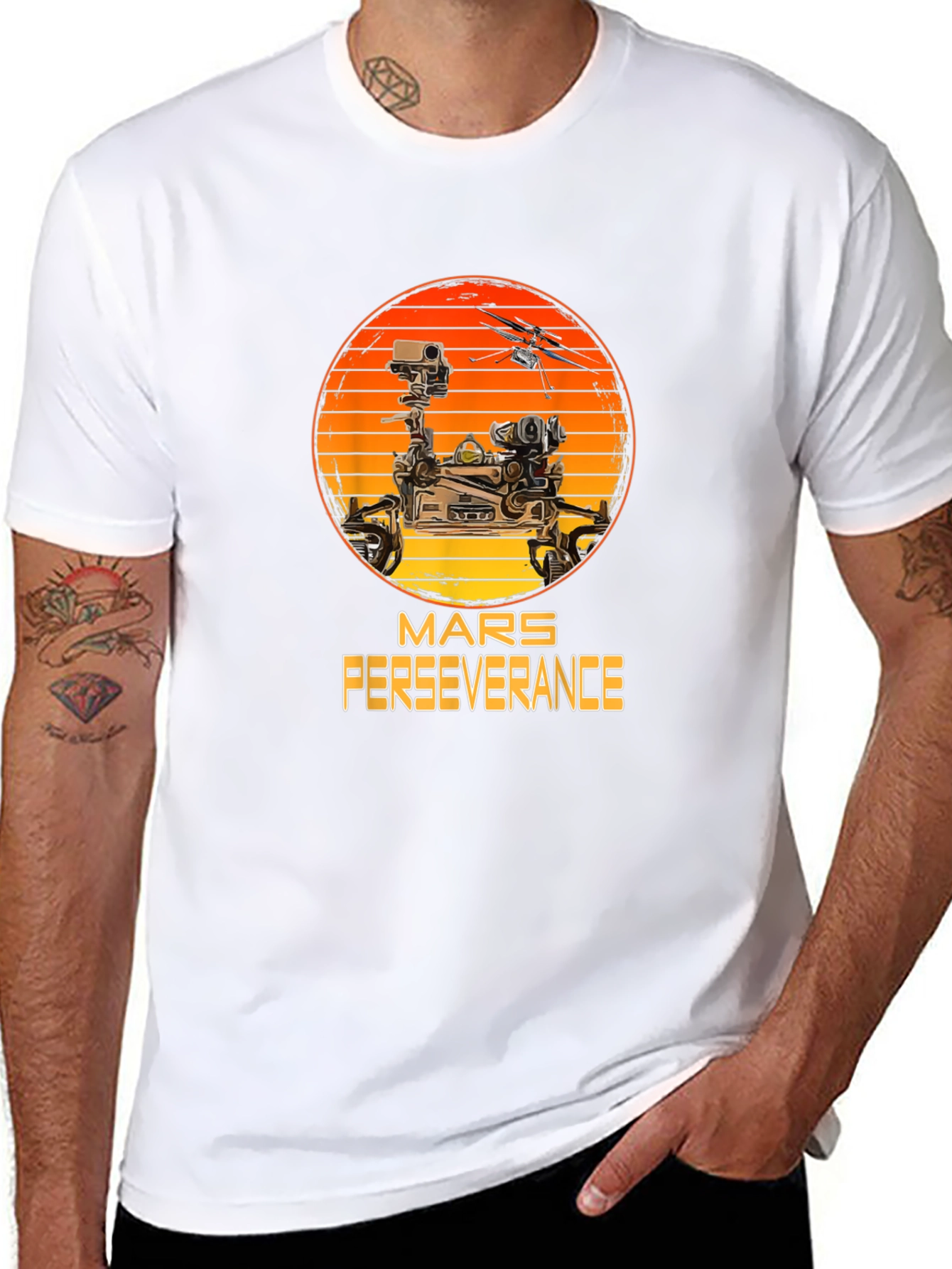 Mars Perseverance T-Shirt - Black
