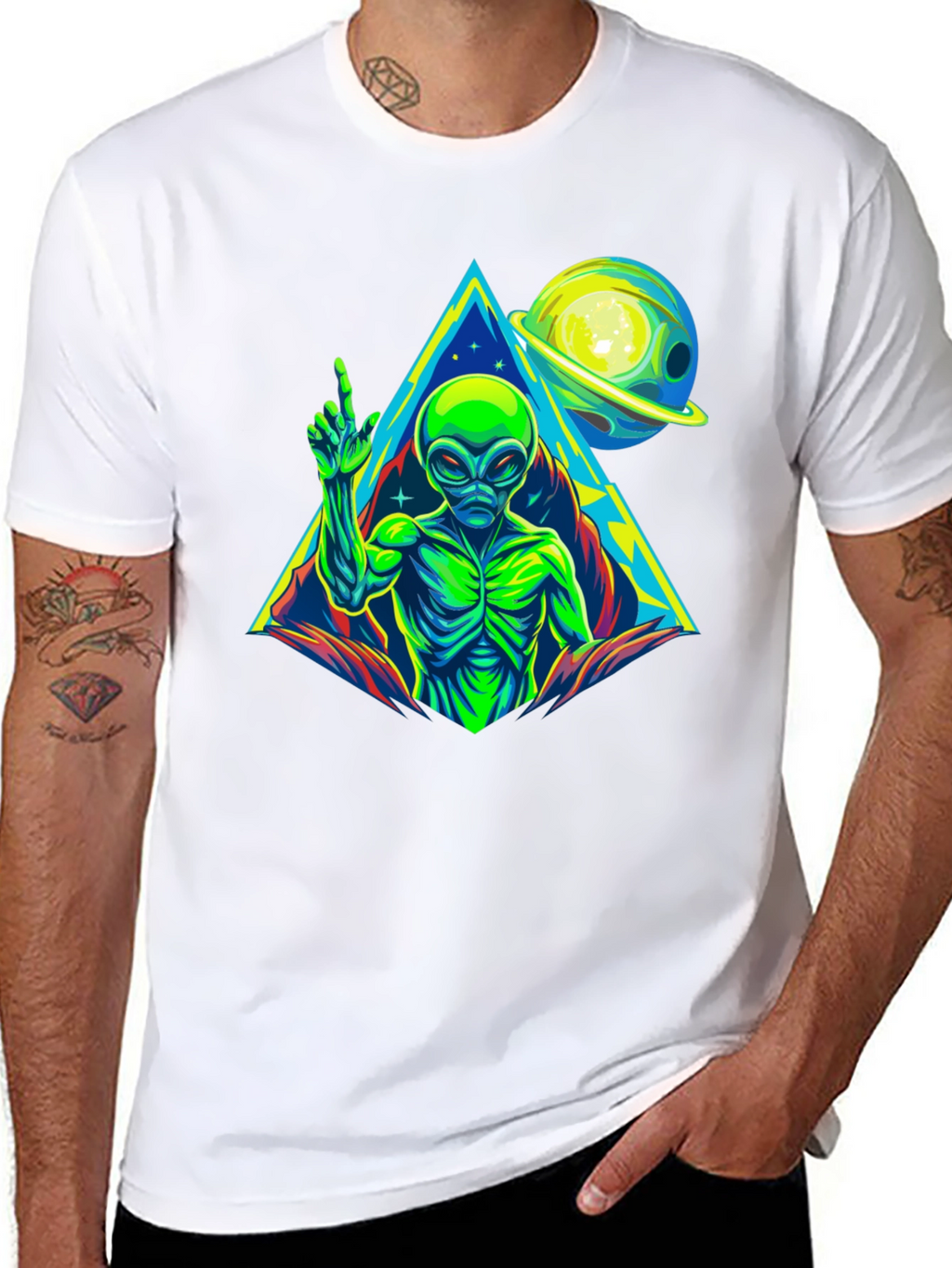 Alien Planet Graphic T-Shirt