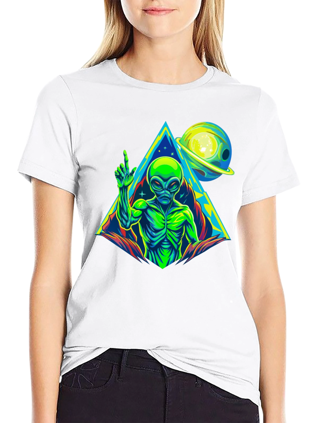 Alien Planet Graphic T-Shirt