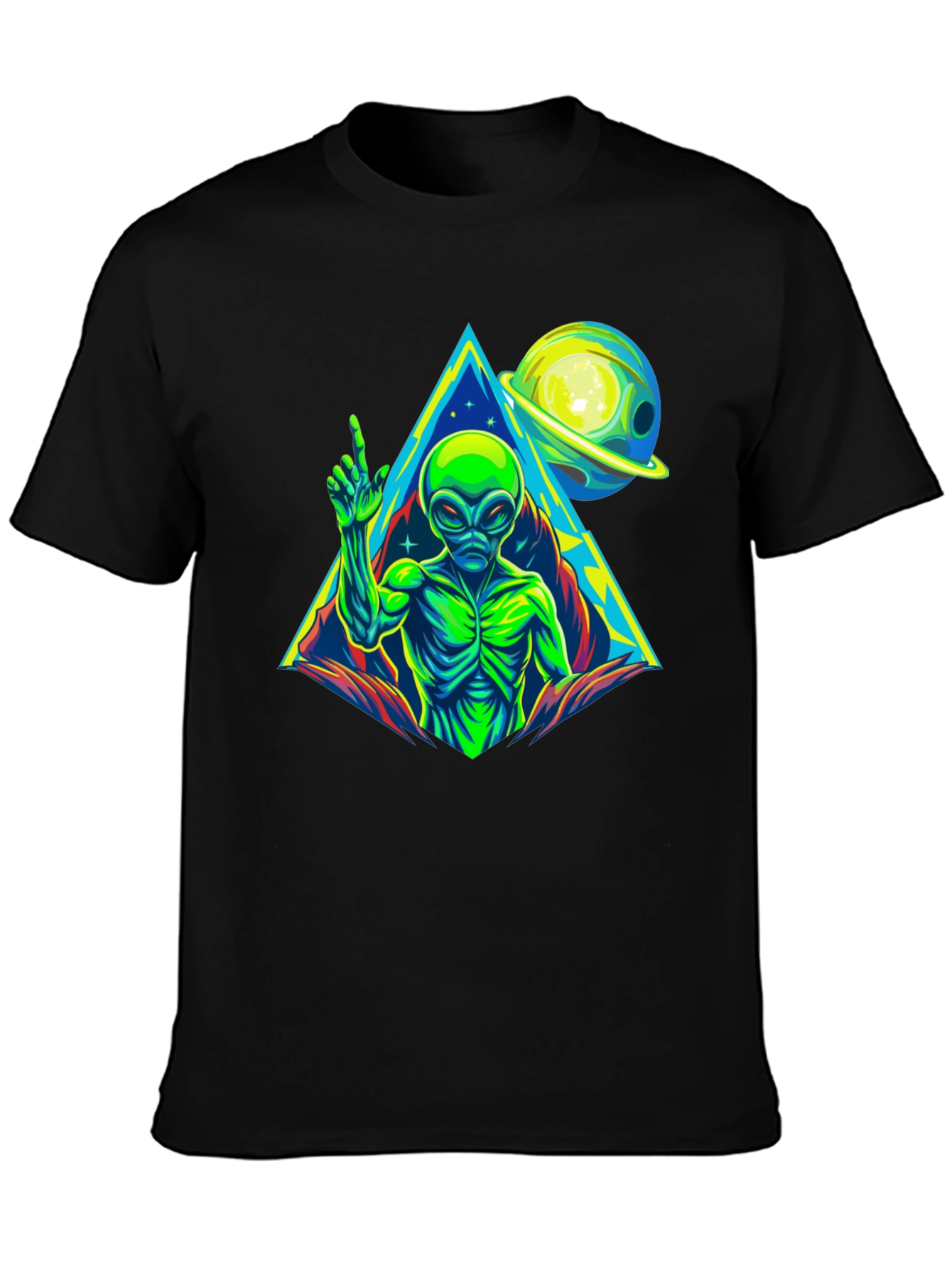 Alien Planet Graphic T-Shirt