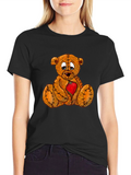 Sad Teddy Bear T-Shirt - Heartbroken Plush Graphic Tee