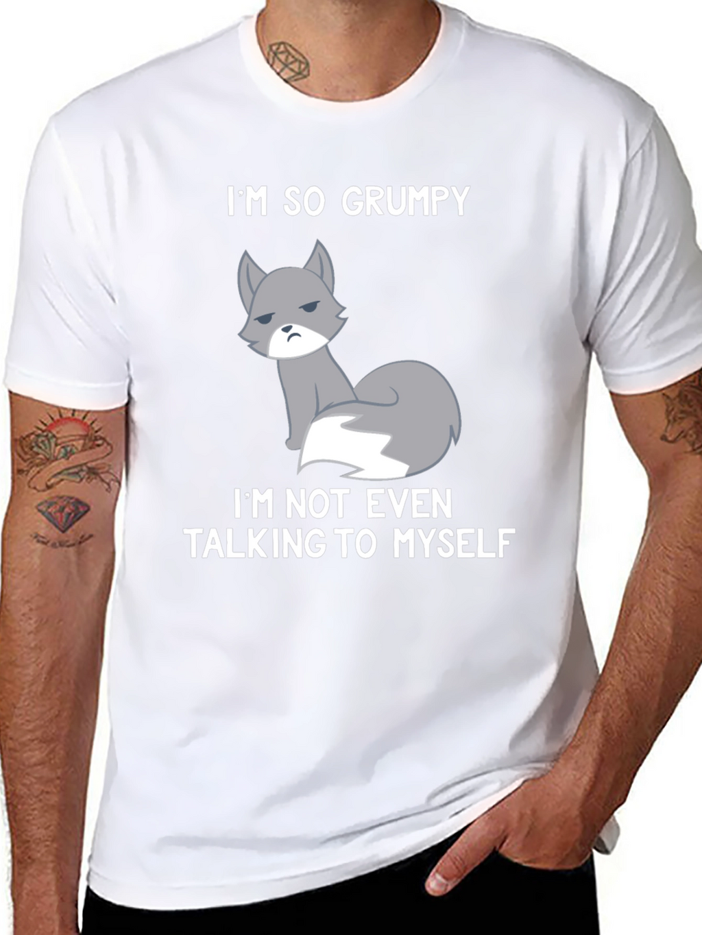Grumpy Fox Graphic Tee - Funny Statement Shirt