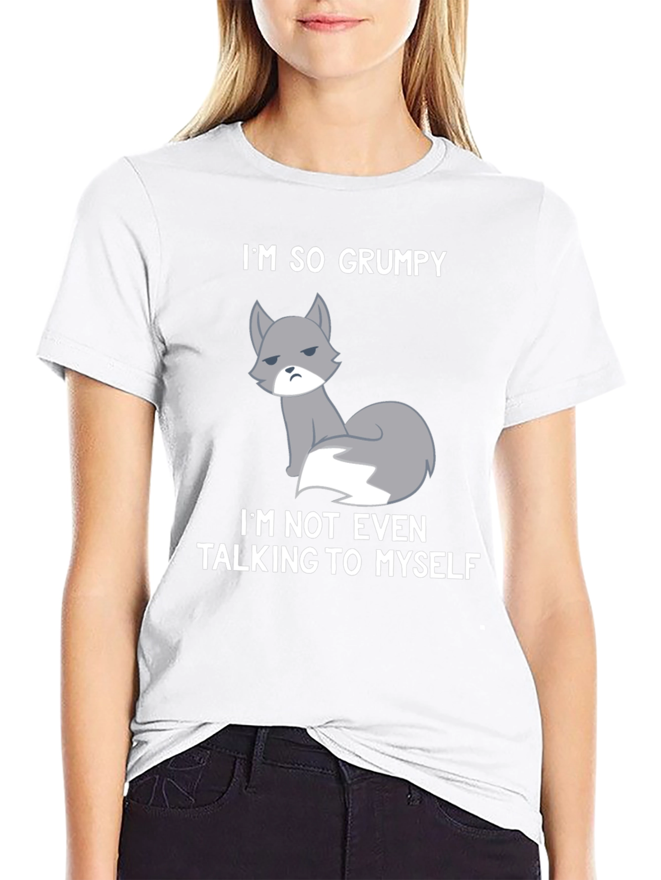Grumpy Fox Graphic Tee - Funny Statement Shirt